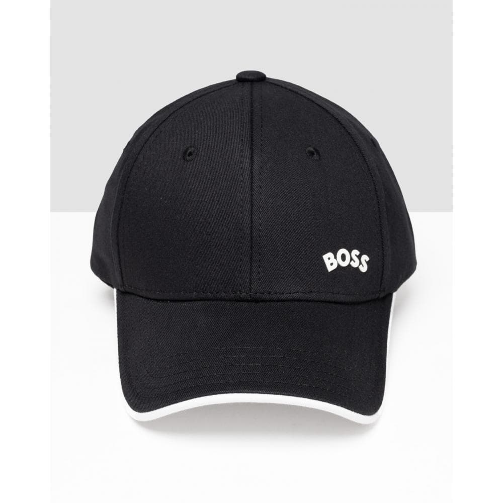 BOSS Green Curved Contrast Logo Mens Cap - Image 2