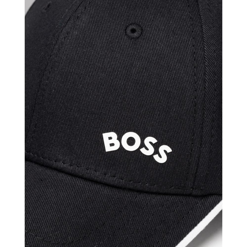 BOSS Green Curved Contrast Logo Mens Cap - Image 3