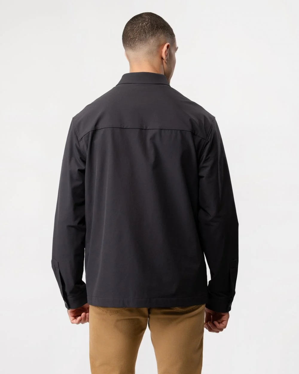 BOSS Green Expedit Mens Overshirt - Charcoal 016 - Image 3
