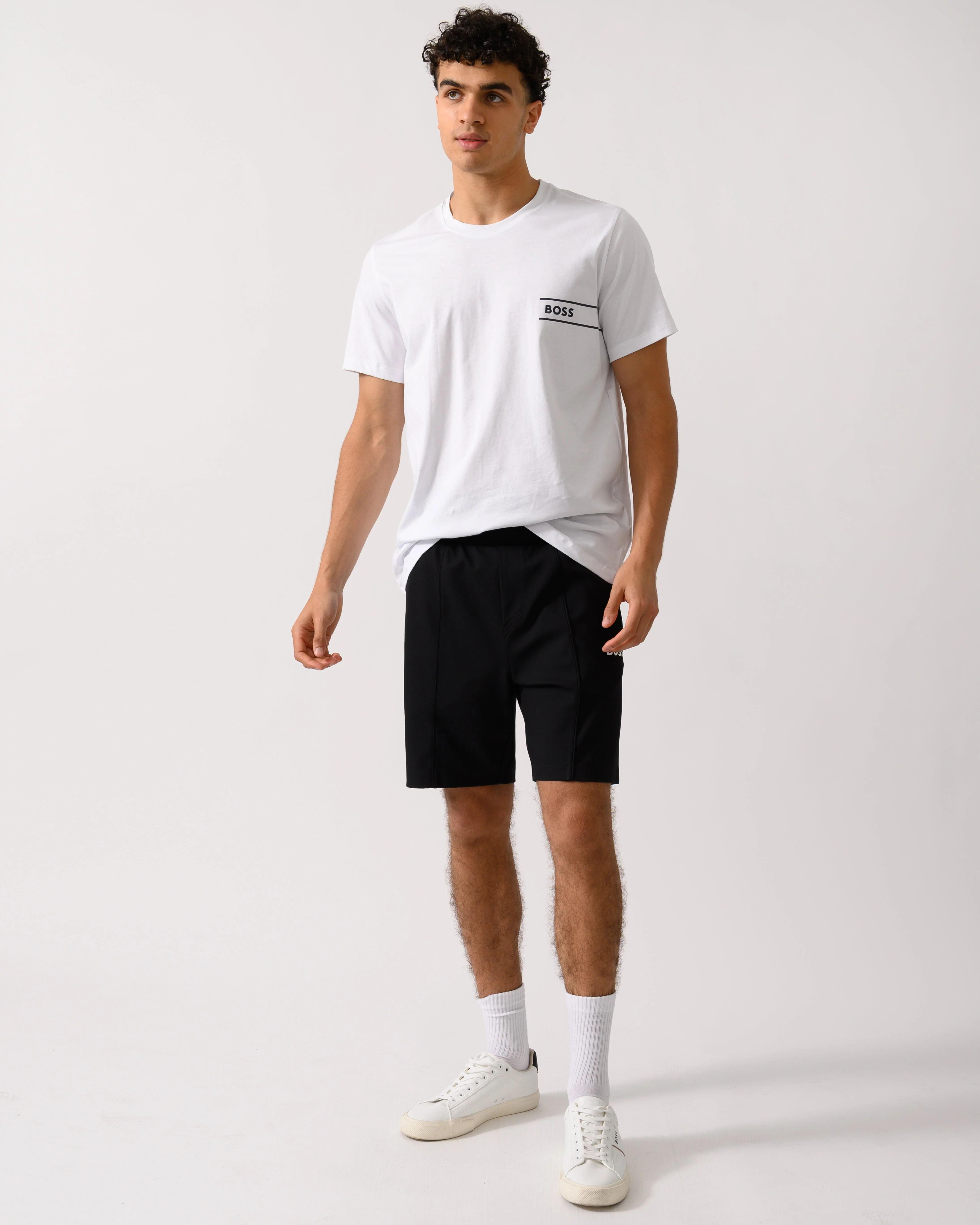 BOSS Green Headlo MB Mens Shorts - Black 001 - Image 2