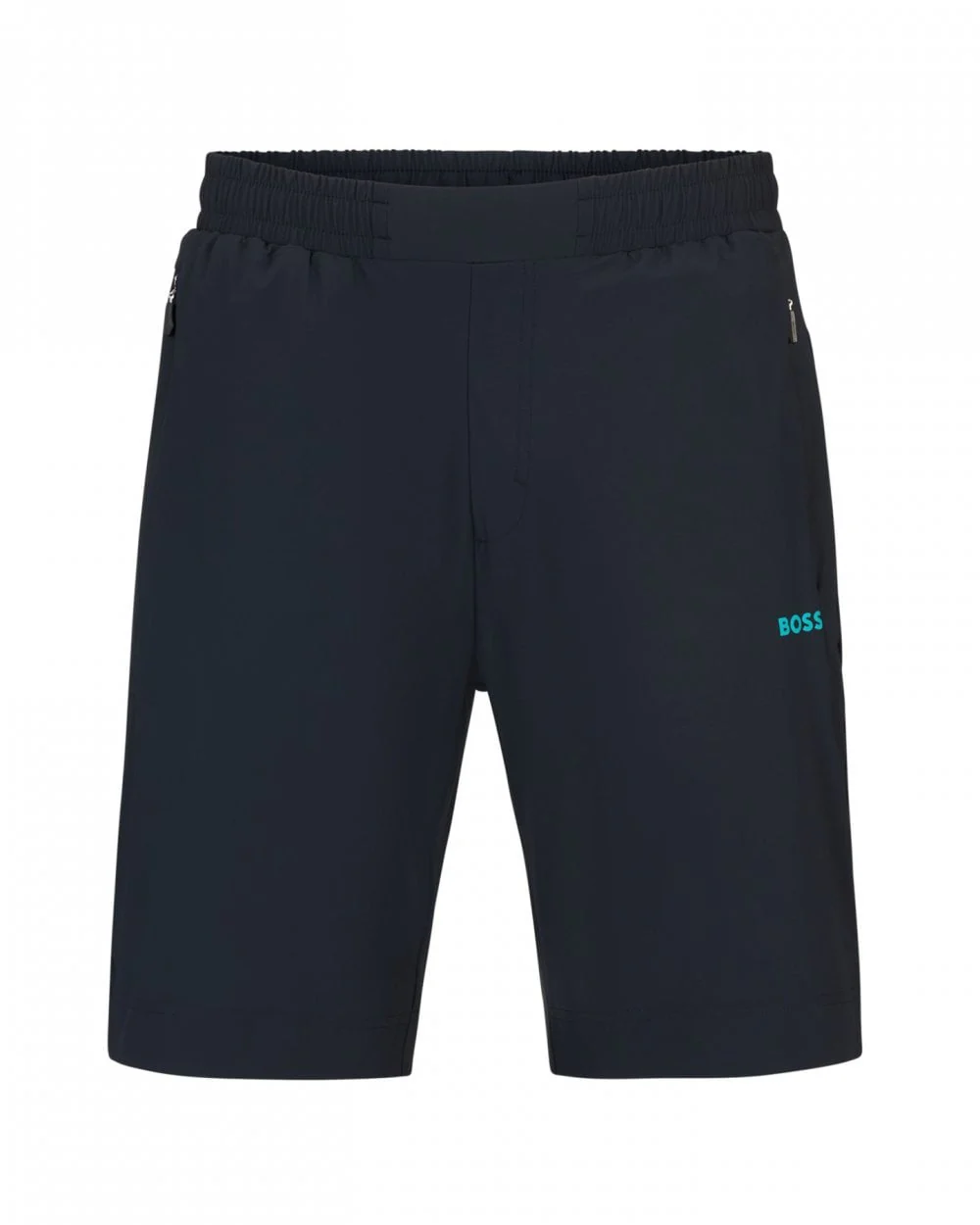 BOSS Green Hecon Active 1 Mens Regular-Fit Shorts with Decorative Reflective Artwork - Image 5
