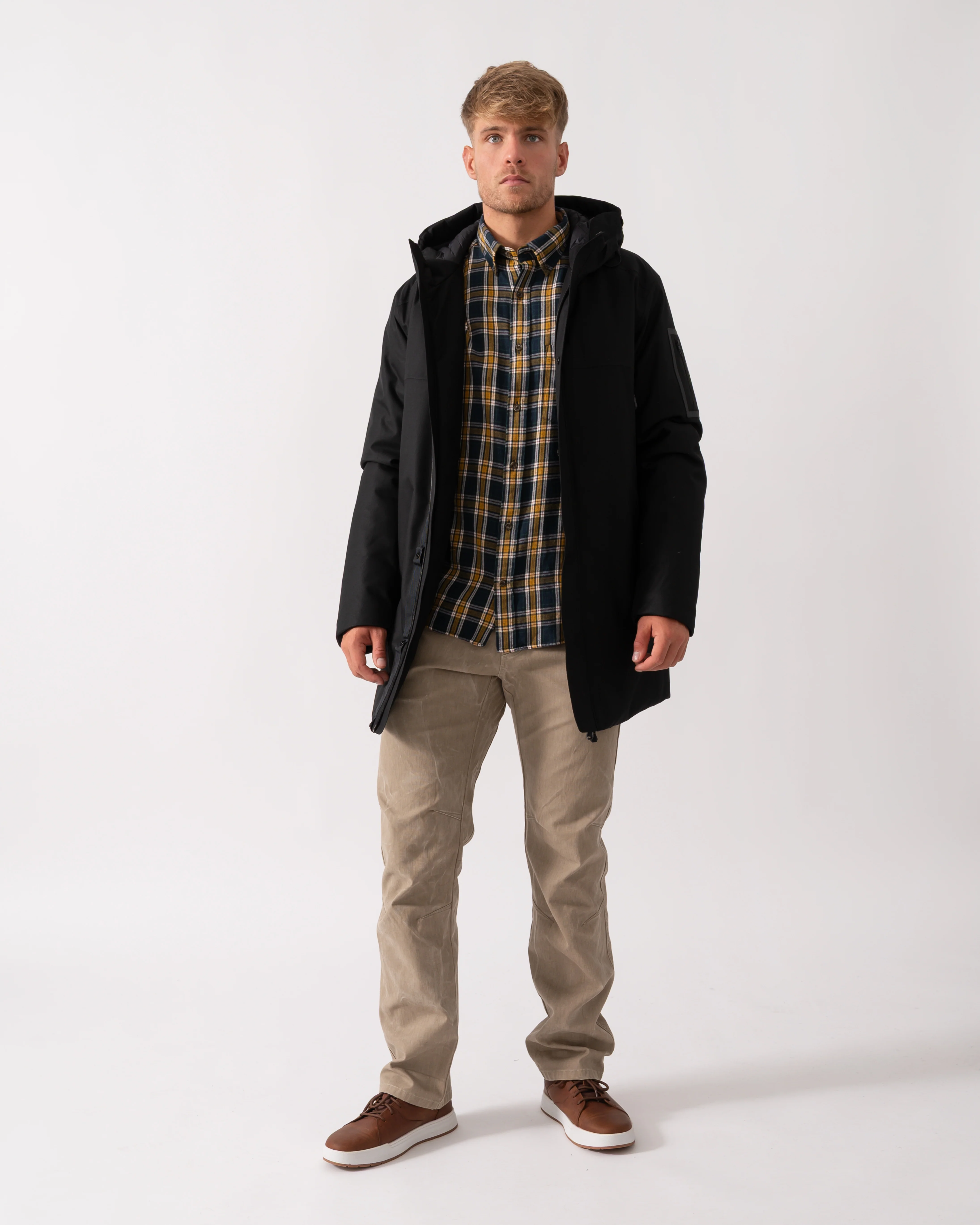 BOSS Green Hexatech Mens Parka - Black 001 - Image 2