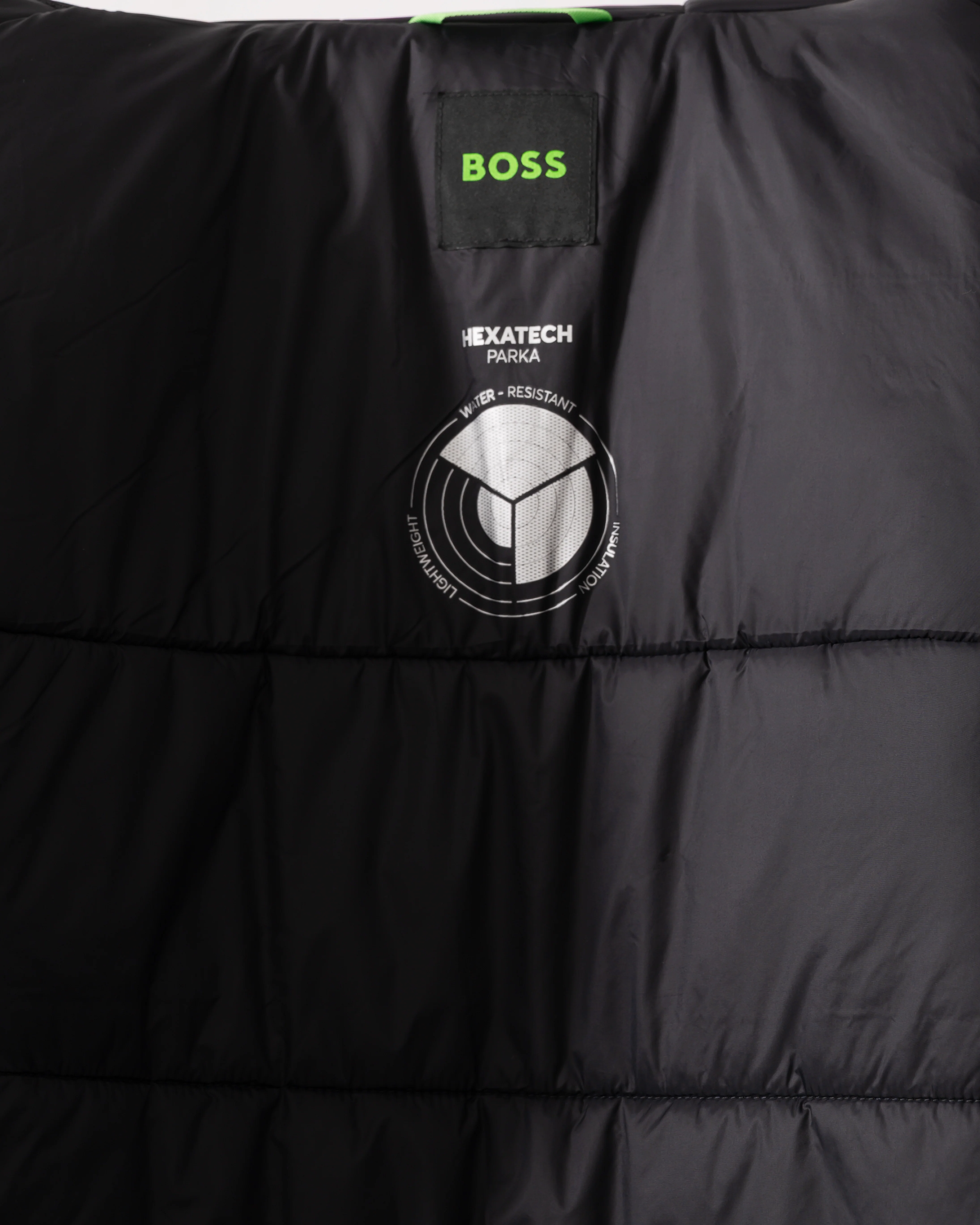 BOSS Green Hexatech Mens Parka - Black 001 - Image 5