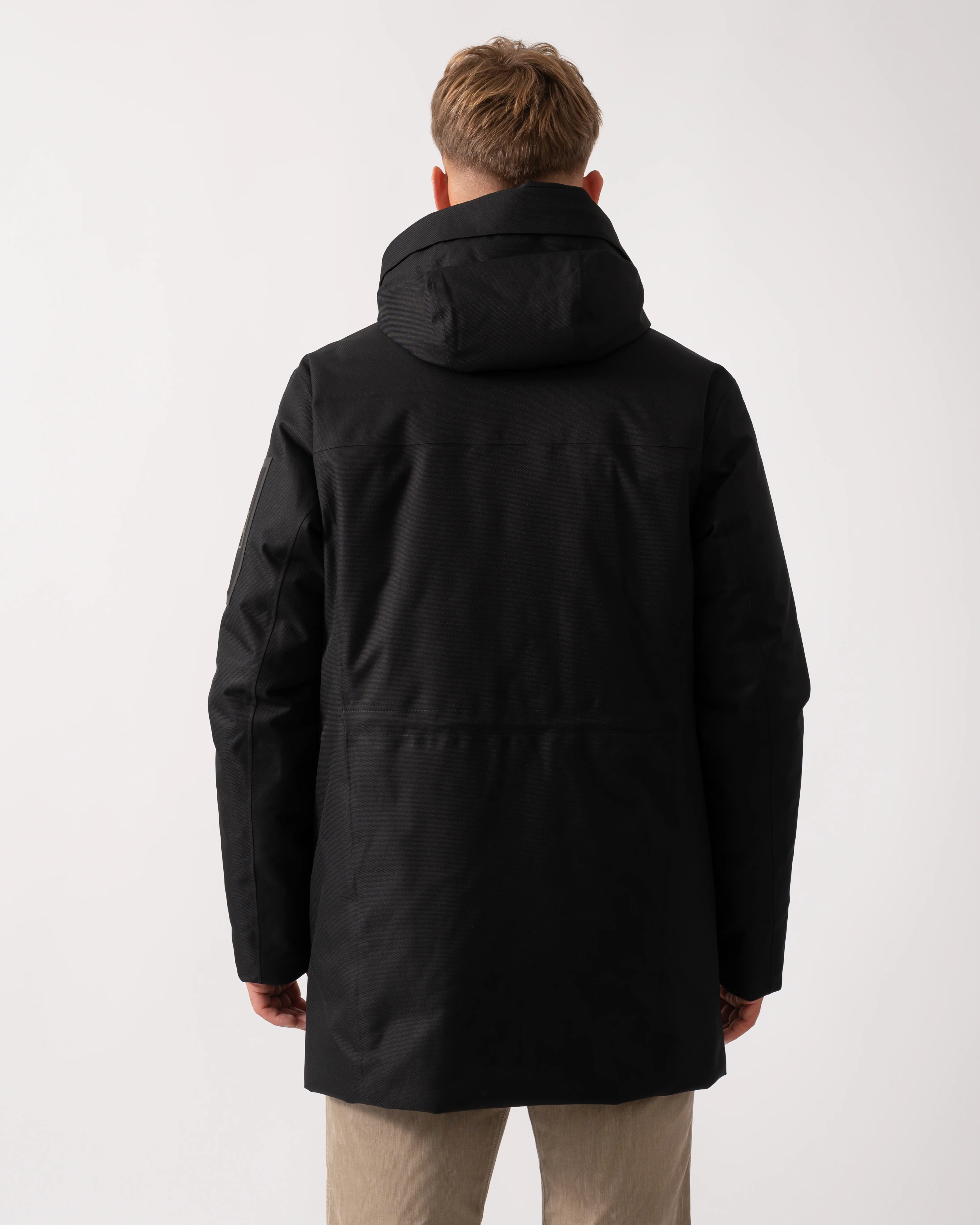 BOSS Green Hexatech Mens Parka - Black 001 - Image 7