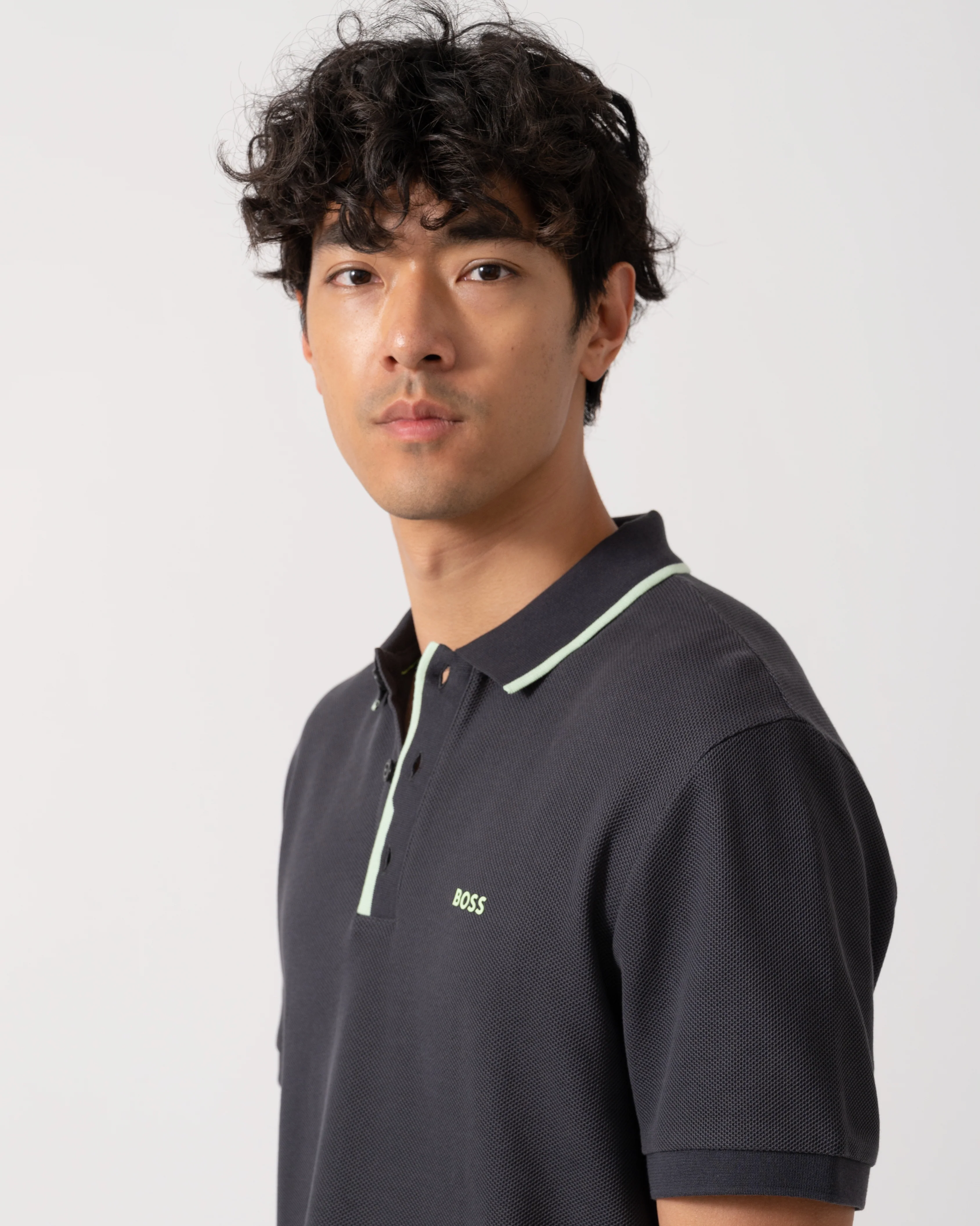 BOSS Green Paddy 2 Mens Polo Shirt 50512742 - Image 3