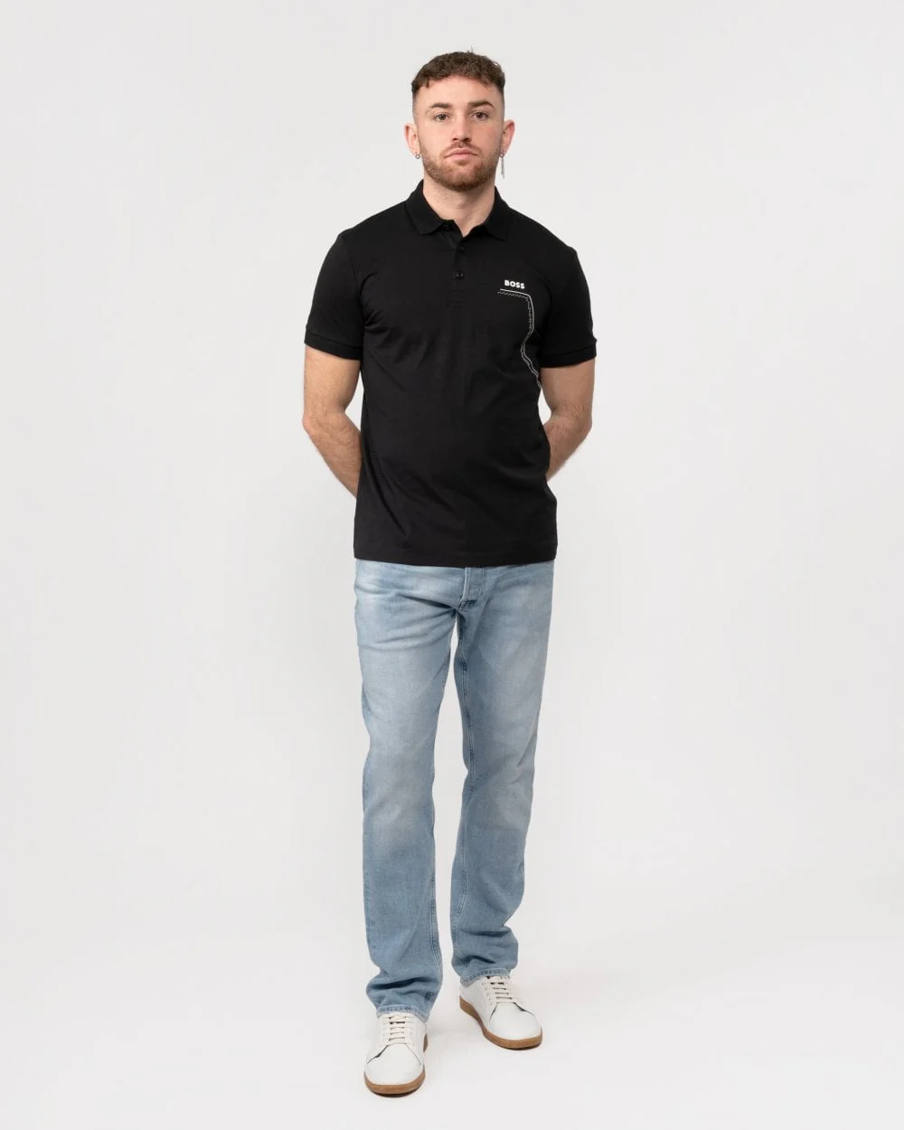 BOSS Green Paddy 3 Mens Polo Shirt 50506183 - Image 3