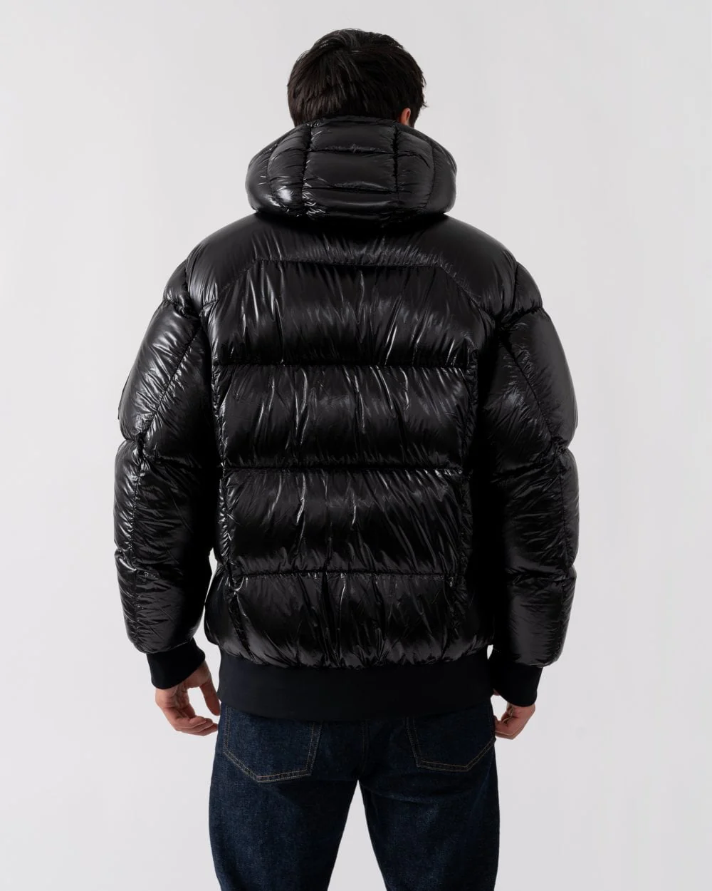 BOSS Green Ronnie Mens Padded Hooded Jacket - Image 6