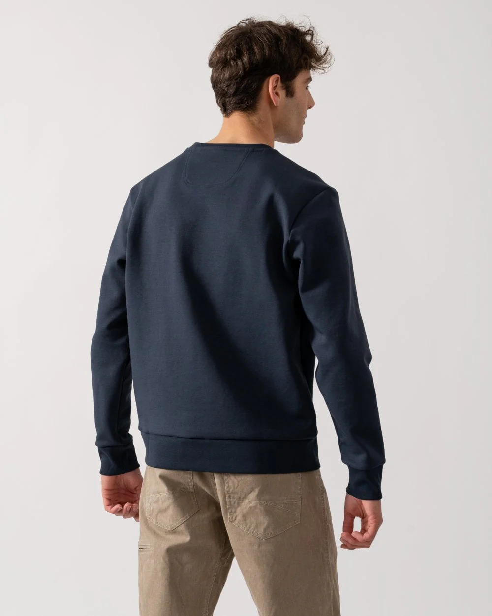 BOSS Green Salbo Tape Mens Crew Neck Sweatshirt with Logo - Image 3