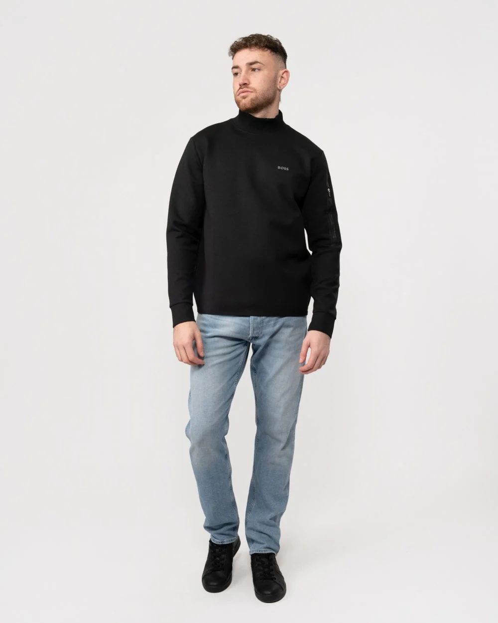 BOSS Green Salbock 1 Mens Sweatshirt - Image 3