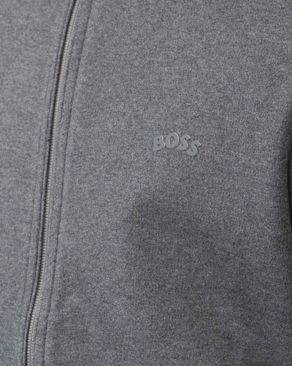 BOSS Green Skaz Curved Mens Full Zip Funnel Neck Sweatshirt - Image 6