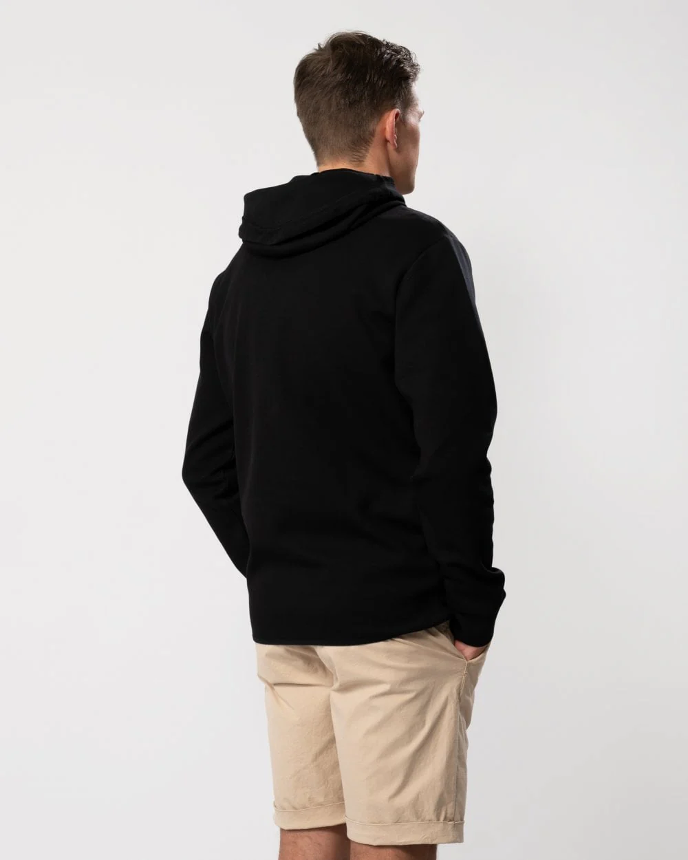 BOSS Green Soody 1 Mens Pullover Hoodie with Logo Print - Image 4