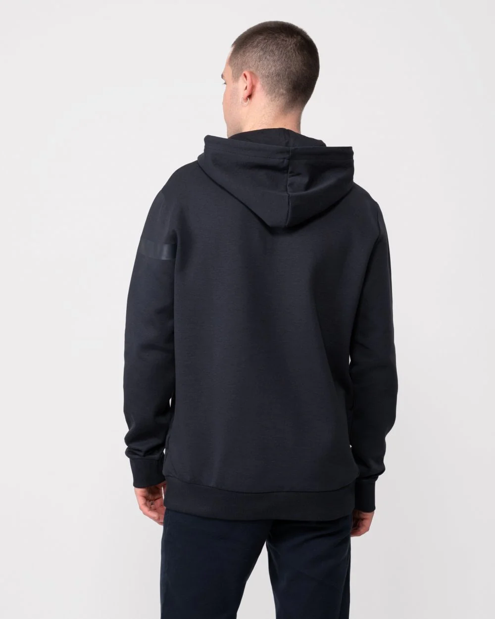 BOSS Green Soody 1 Strip Logo Mens Crew Neck Sweatshirt - Image 4