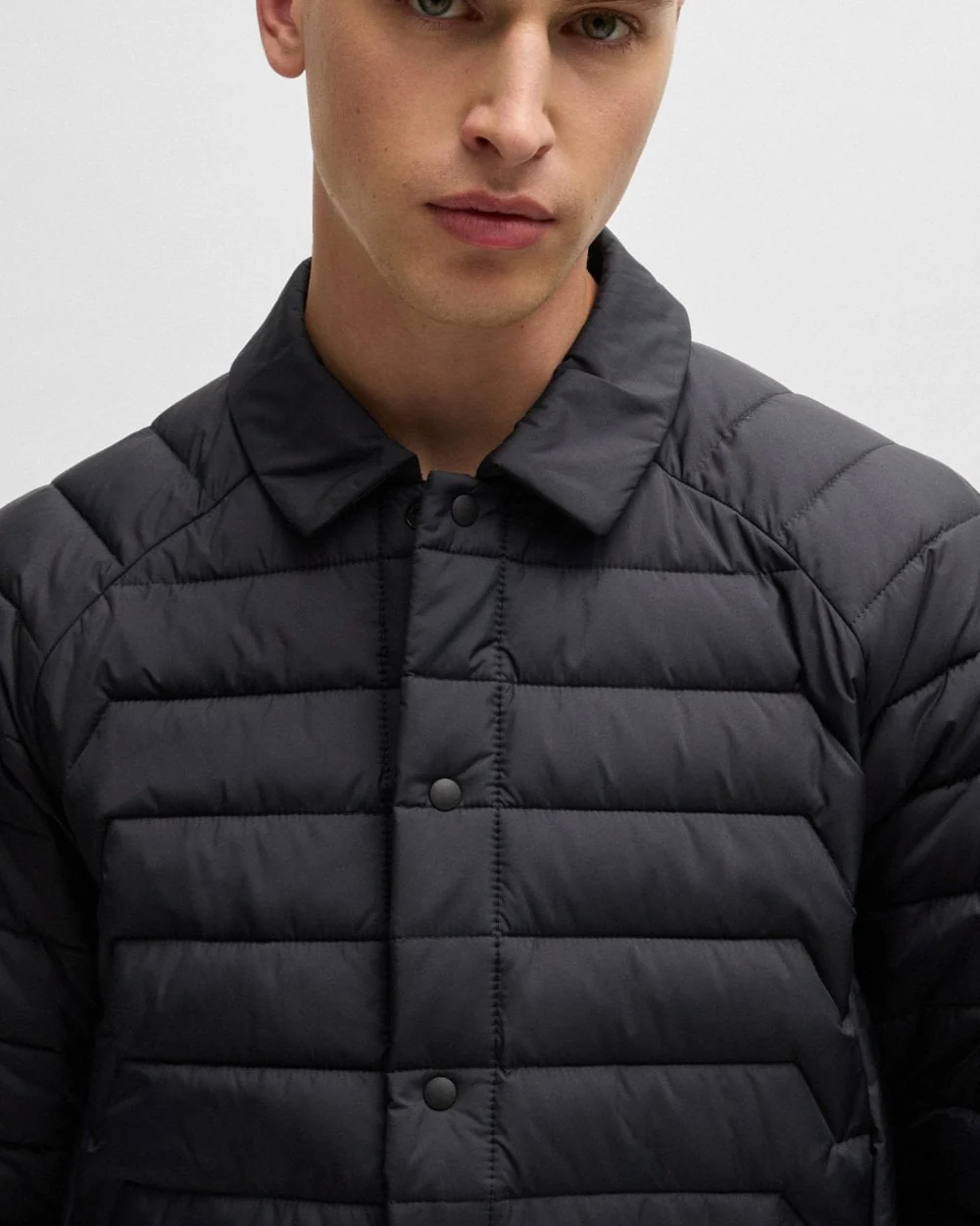 BOSS Green Taranis Mens Water-Repellent Jacket with Lightweight Insulation - Image 4