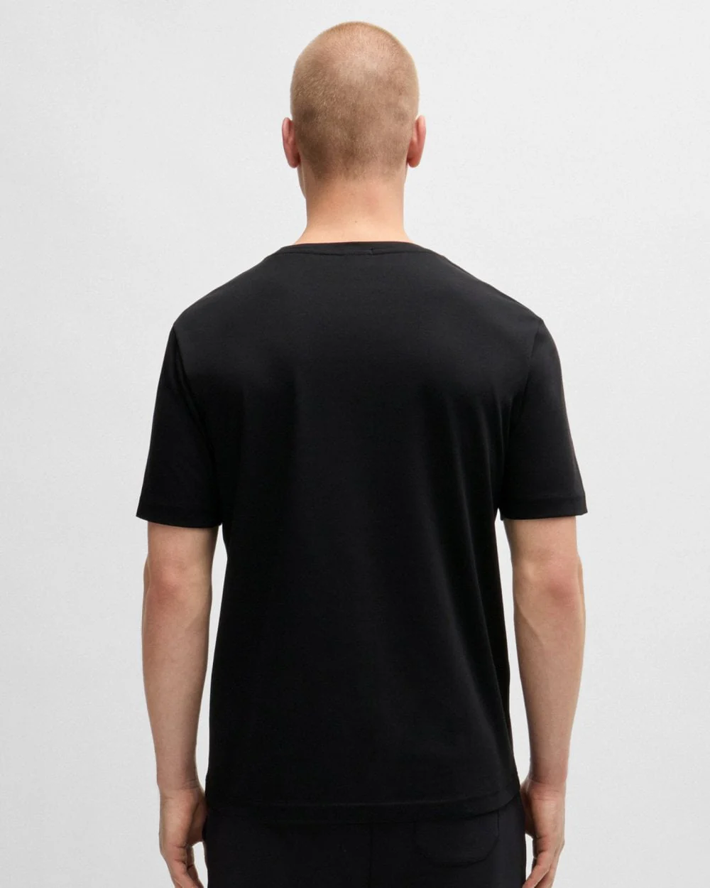 BOSS Green Tee 9 Mens Graphic Print T-Shirt - Image 4