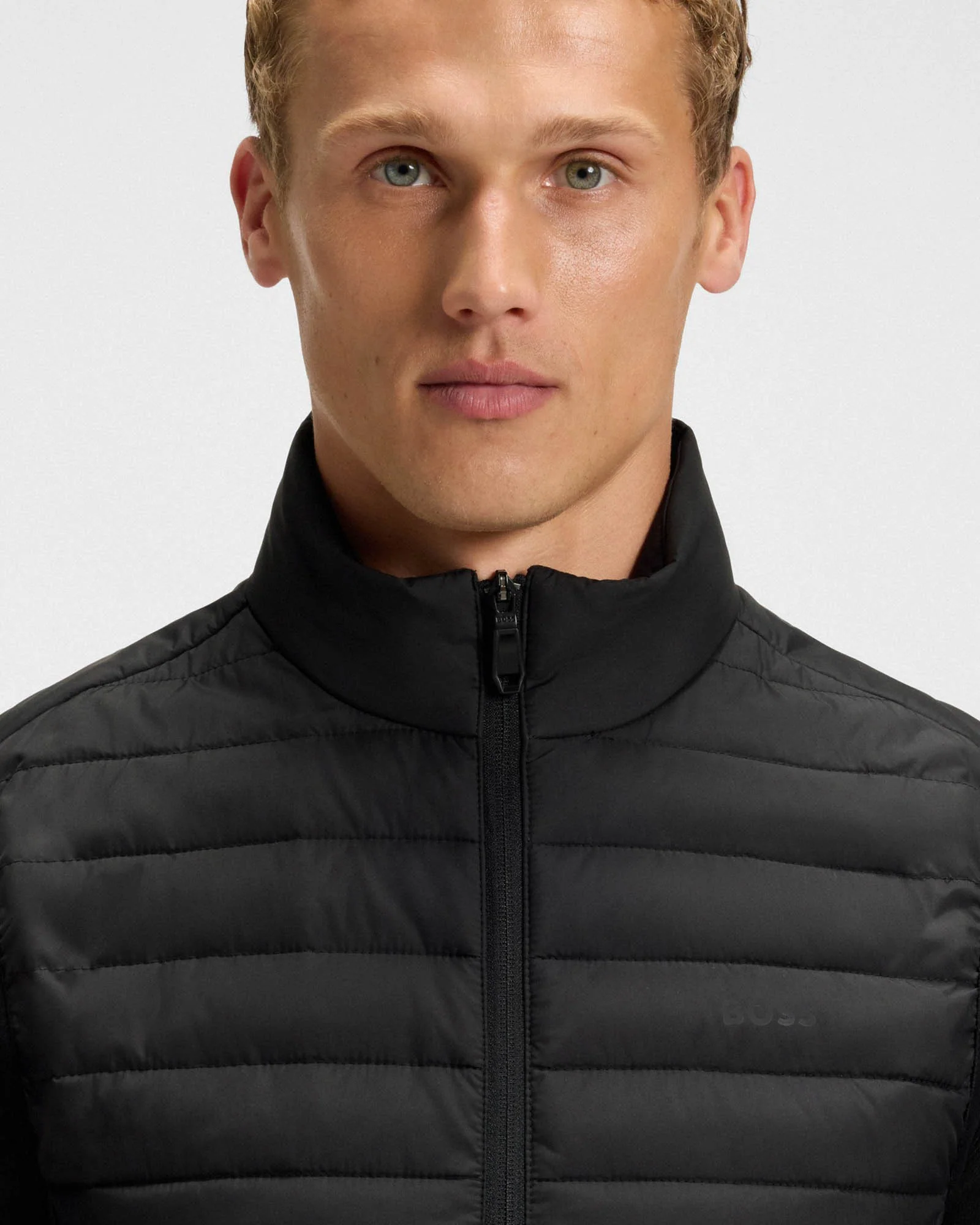 BOSS Green Urbanex Mens Gilet - Black 001 - Image 3