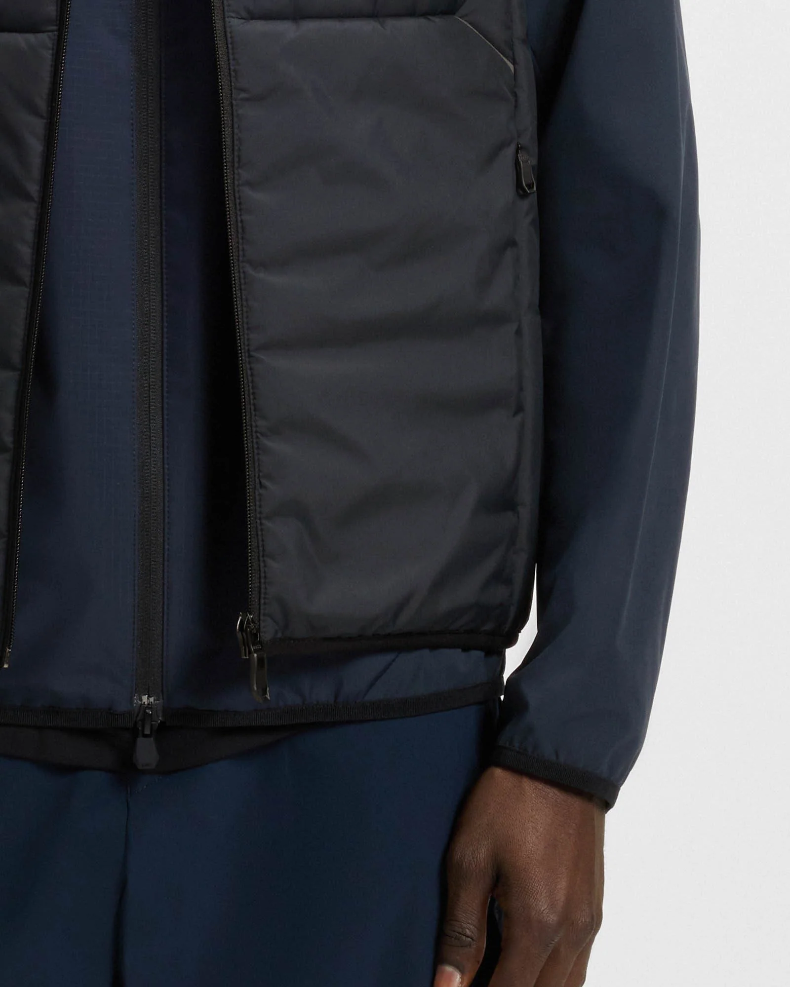 BOSS Green Urbanex Mens Gilet - Dark Blue 402 - Image 4