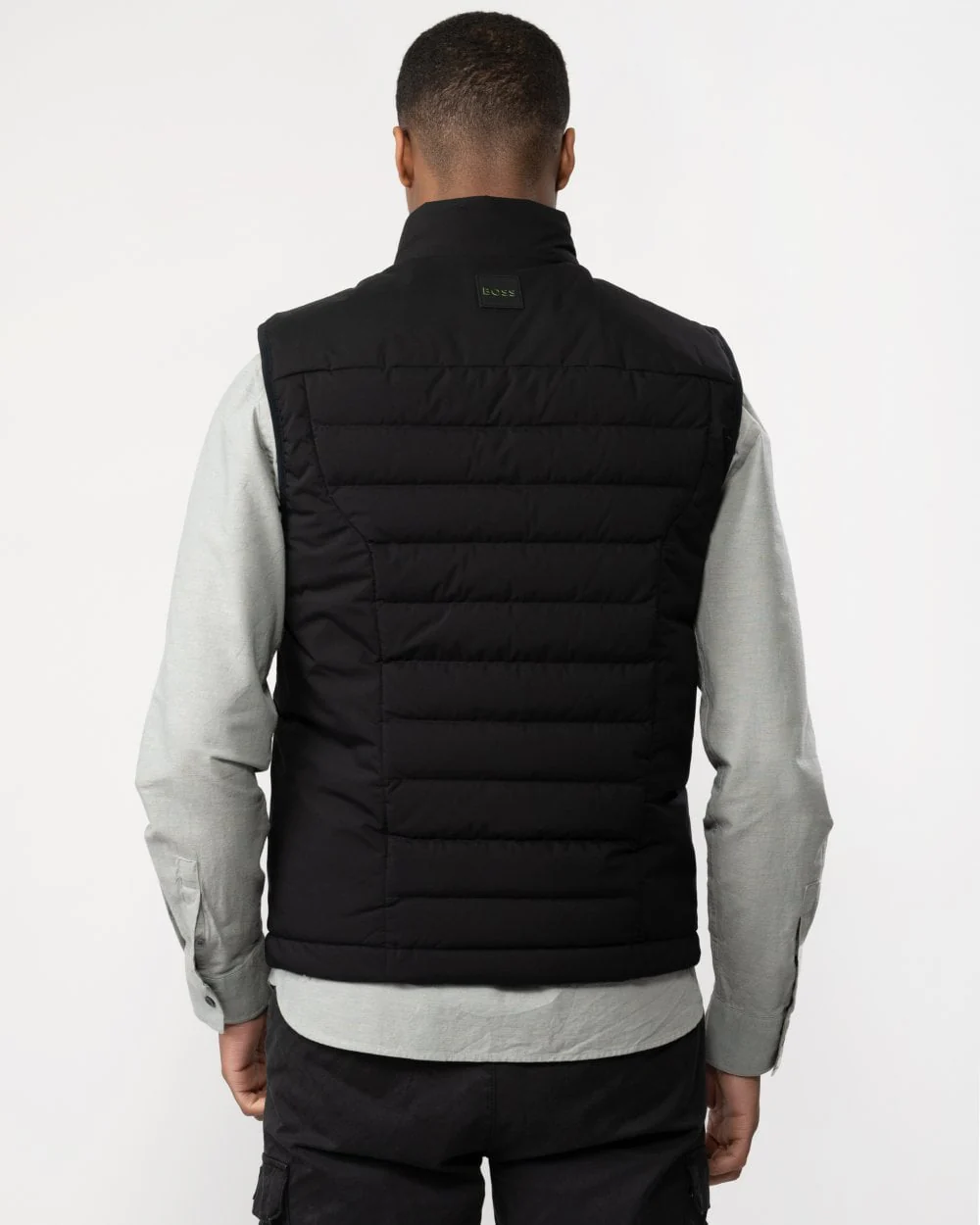 BOSS Green V Titanium Mens Water-Repellent Down Gilet - Image 3