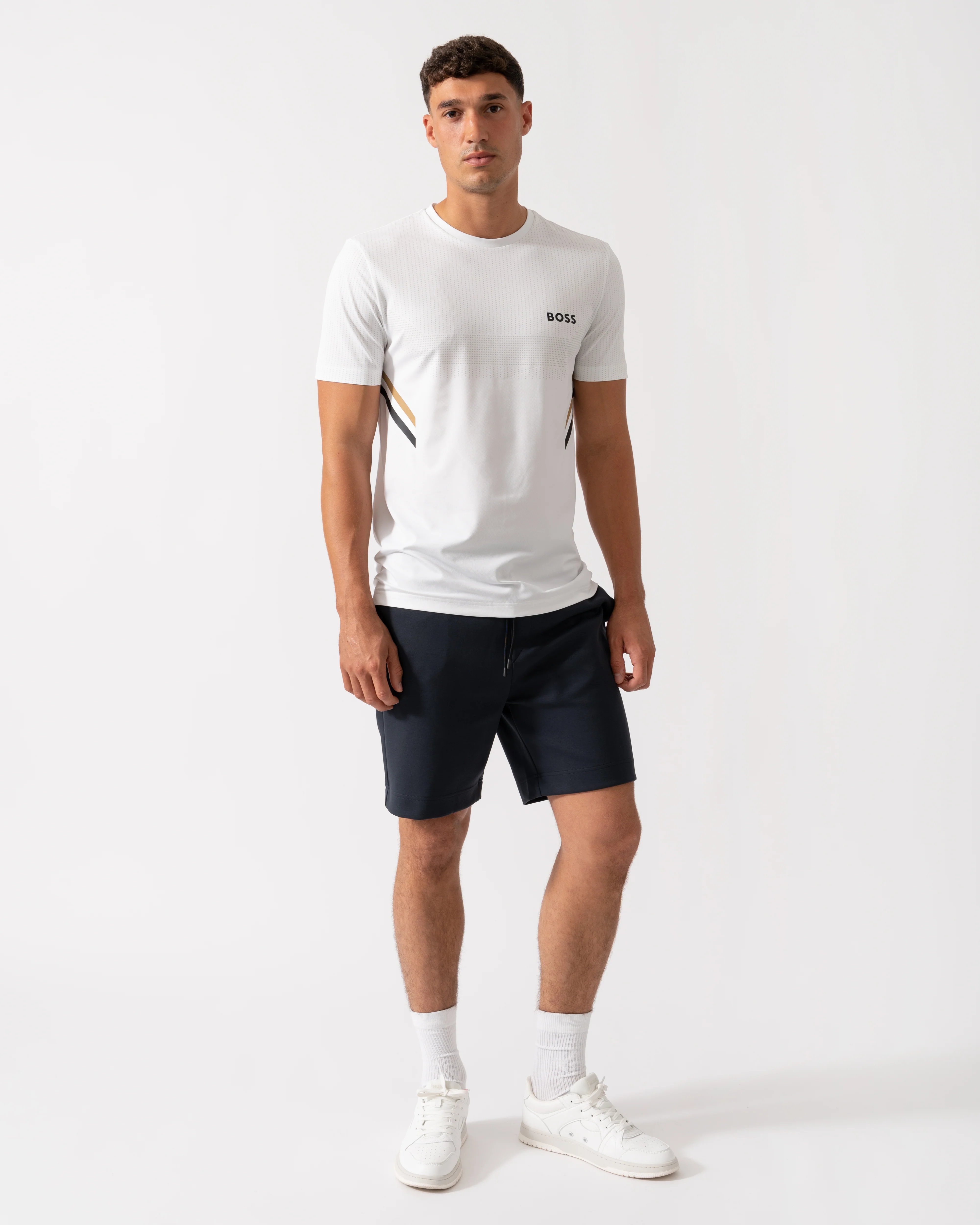 BOSS Green Zone Mens Shorts - Dark Blue 402 - Image 3