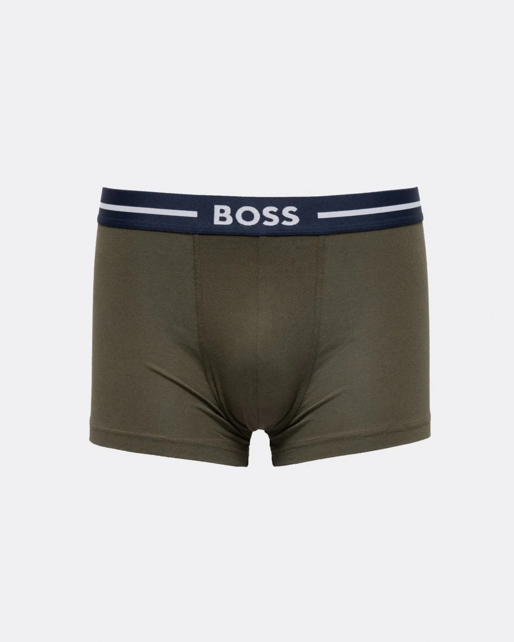 BOSS Orange 3-Pack Bold Design Mens Stretch-Cotton Trunks with Logo Waistbands - Image 3