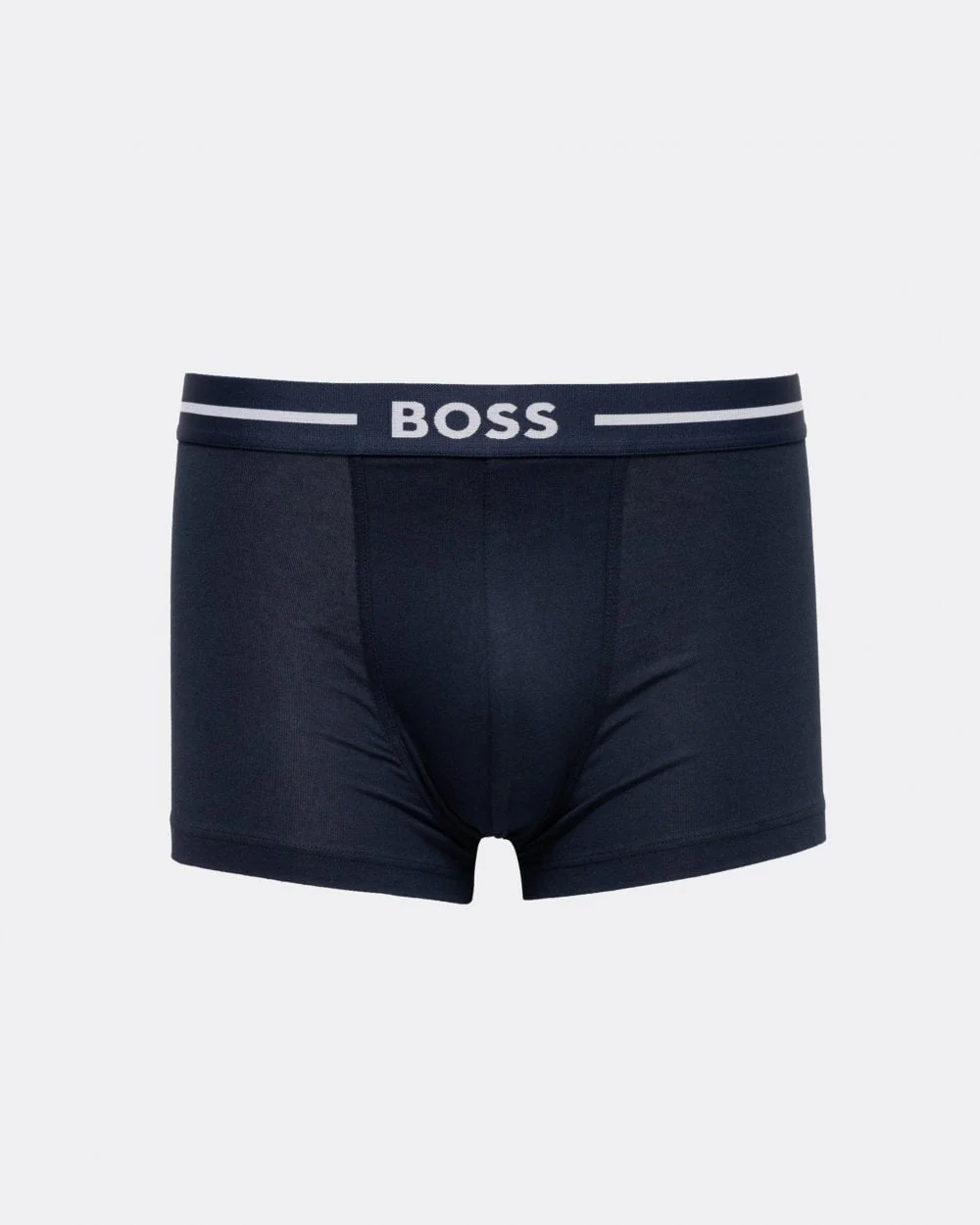 BOSS Orange 3-Pack Bold Design Mens Stretch-Cotton Trunks with Logo Waistbands - Image 4