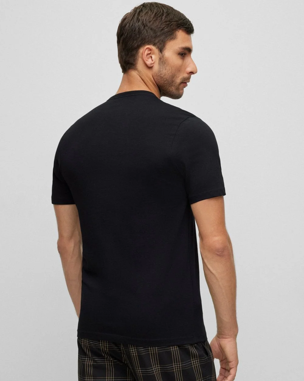 BOSS Orange 3 Pack Classic Regular Fit Crew Neck Mens T-Shirts NOS - Black 001 - Image 4