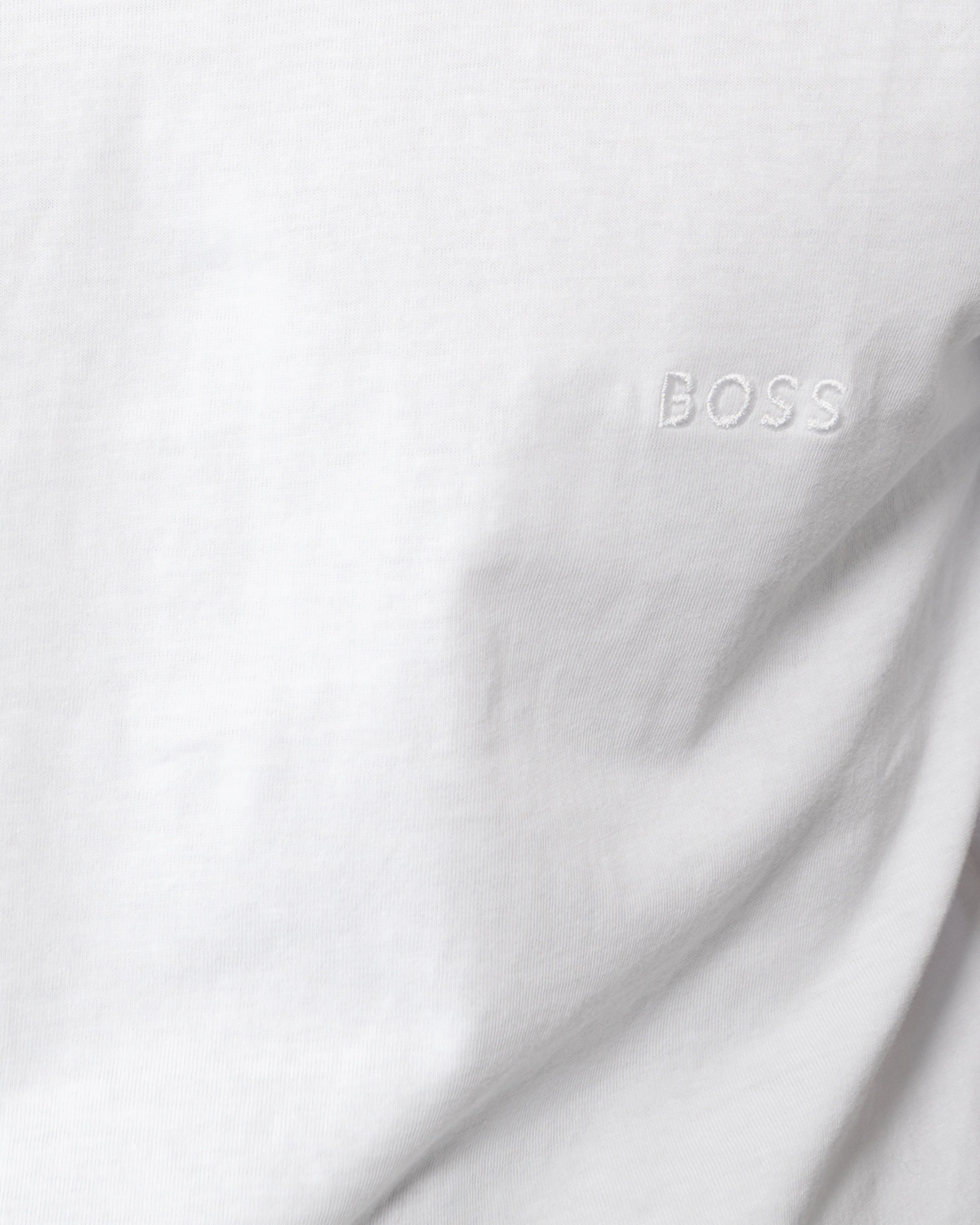 BOSS Orange 3 Pack Classic Regular Fit Crew Neck Mens T-Shirts NOS - White 100 - Image 6