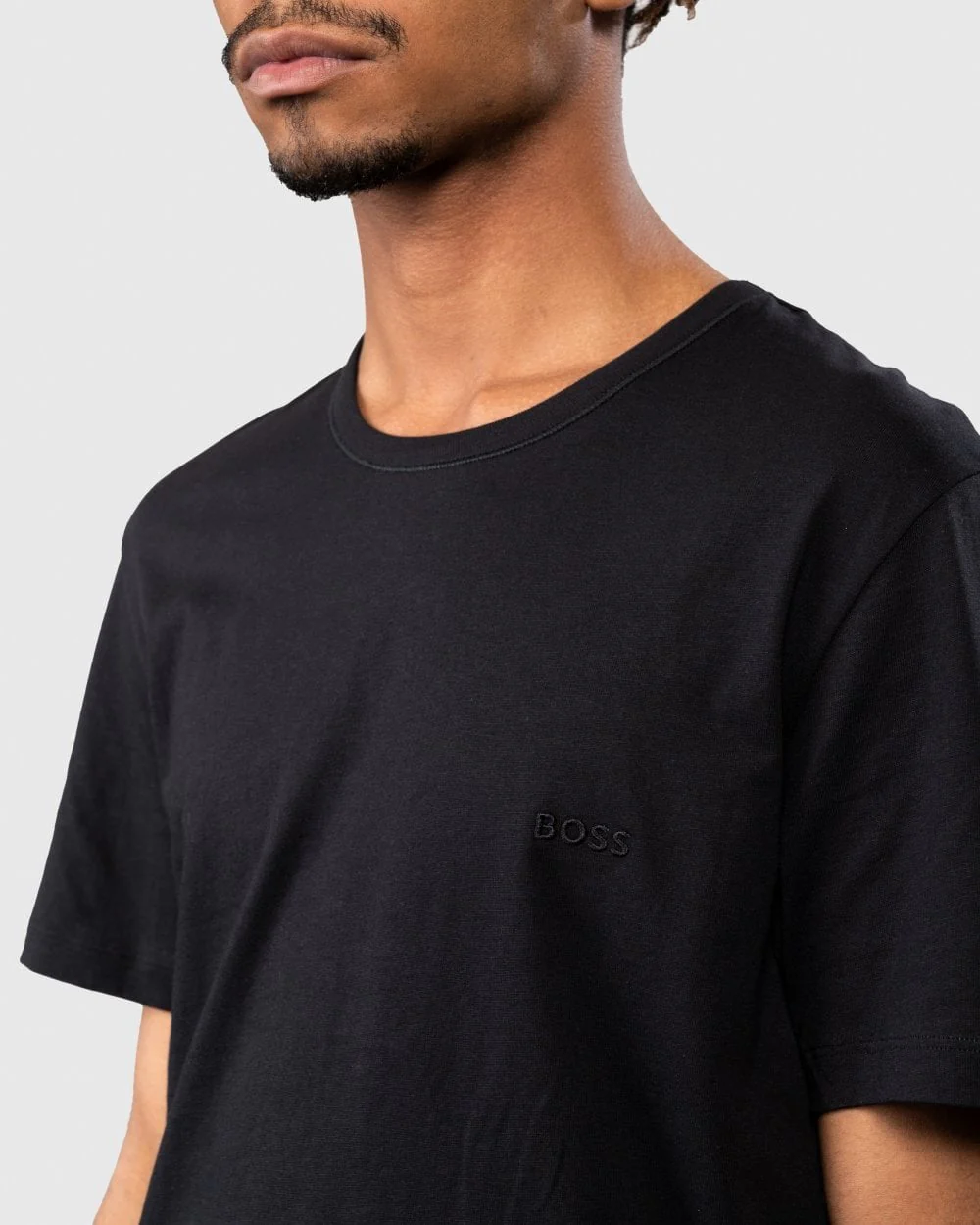 BOSS Orange 3 Pack Classic Regular Fit Crew Neck Mens T-Shirts NOS - White/Grey/Black 999 - Image 3
