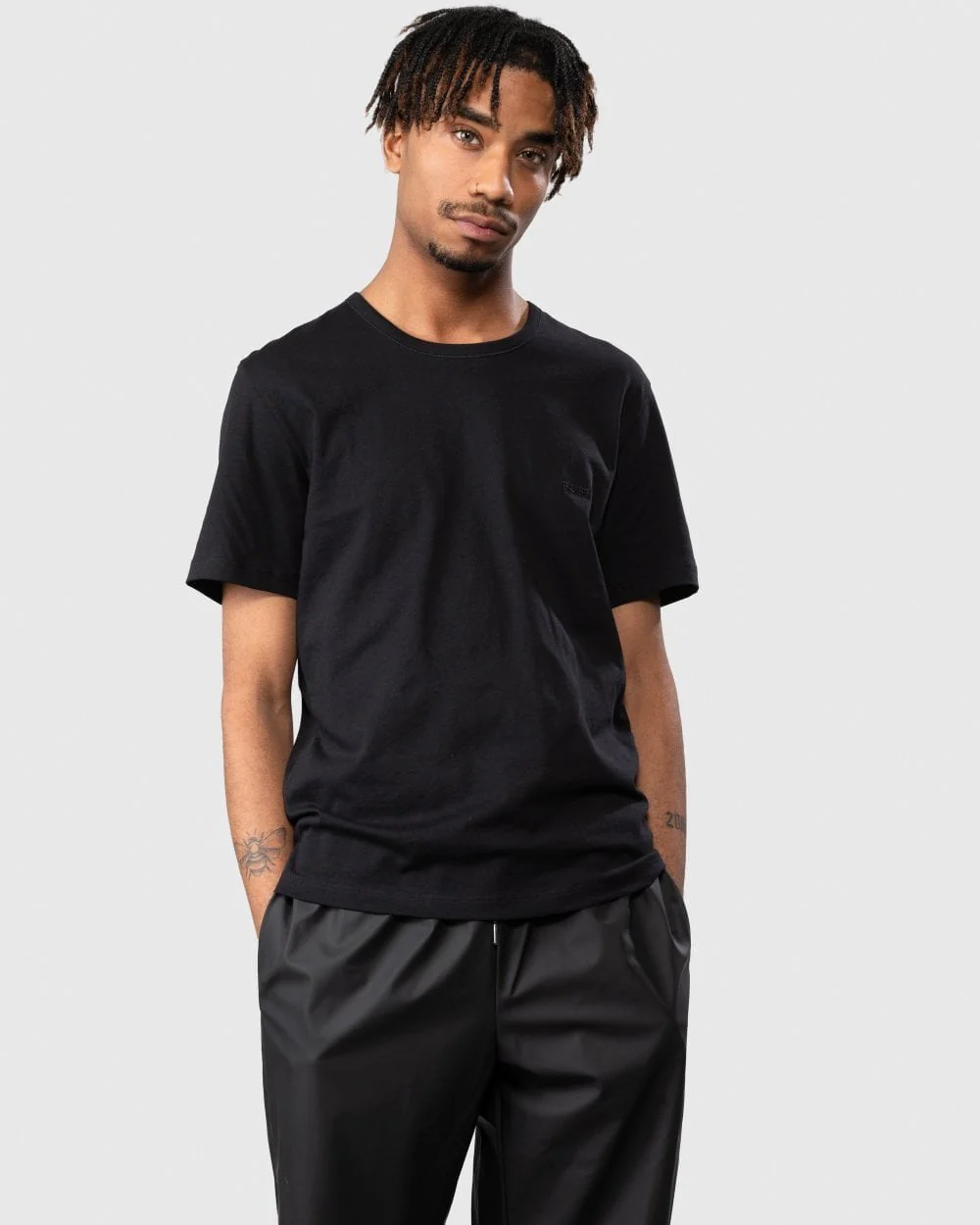 BOSS Orange 3 Pack Classic Regular Fit Crew Neck Mens T-Shirts NOS - White/Grey/Black 999 - Image 4