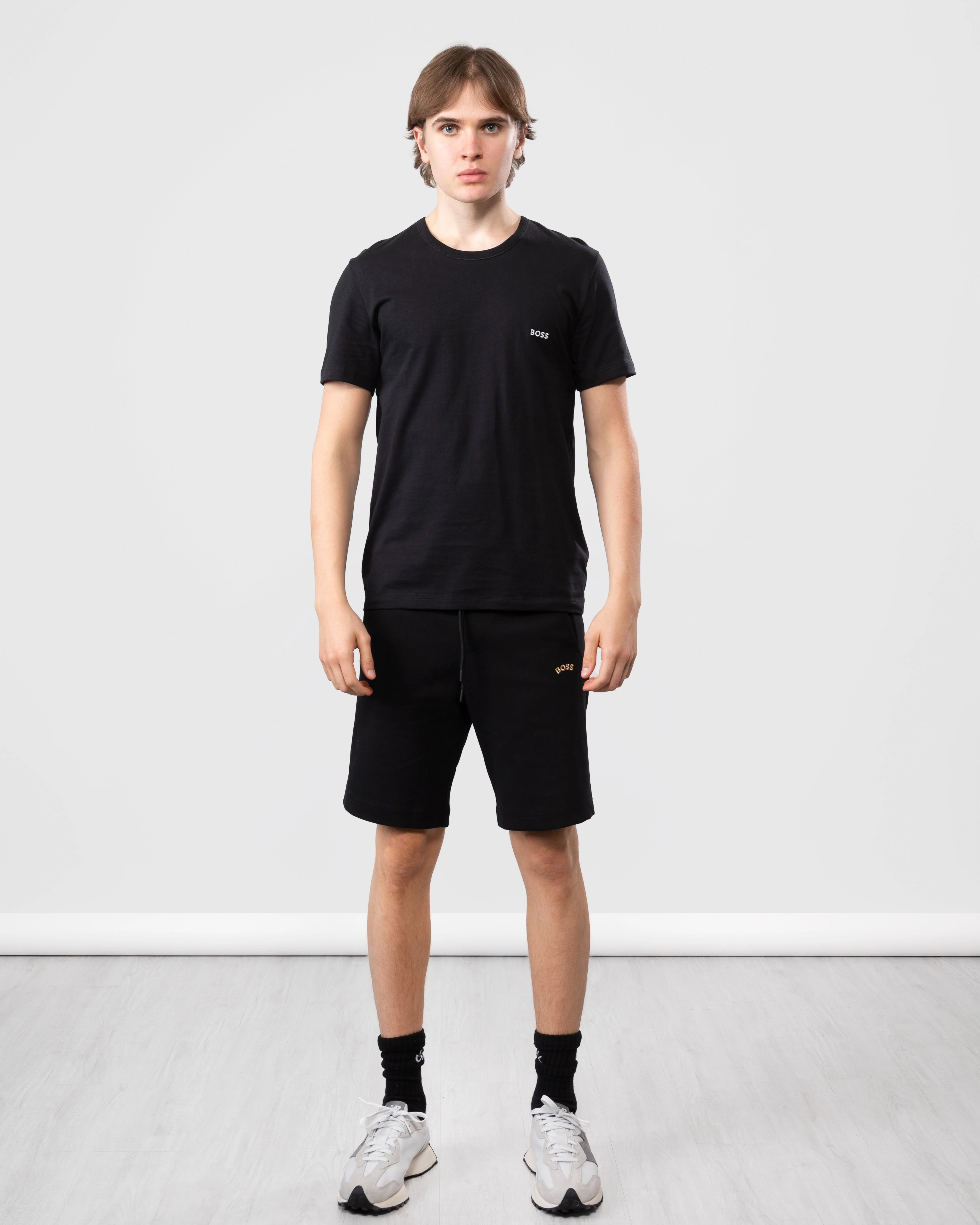 BOSS Orange 3 Pack Classic Regular Fit Crew Neck Mens T-Shirts NOS - White/Navy/Black 984 - Image 3