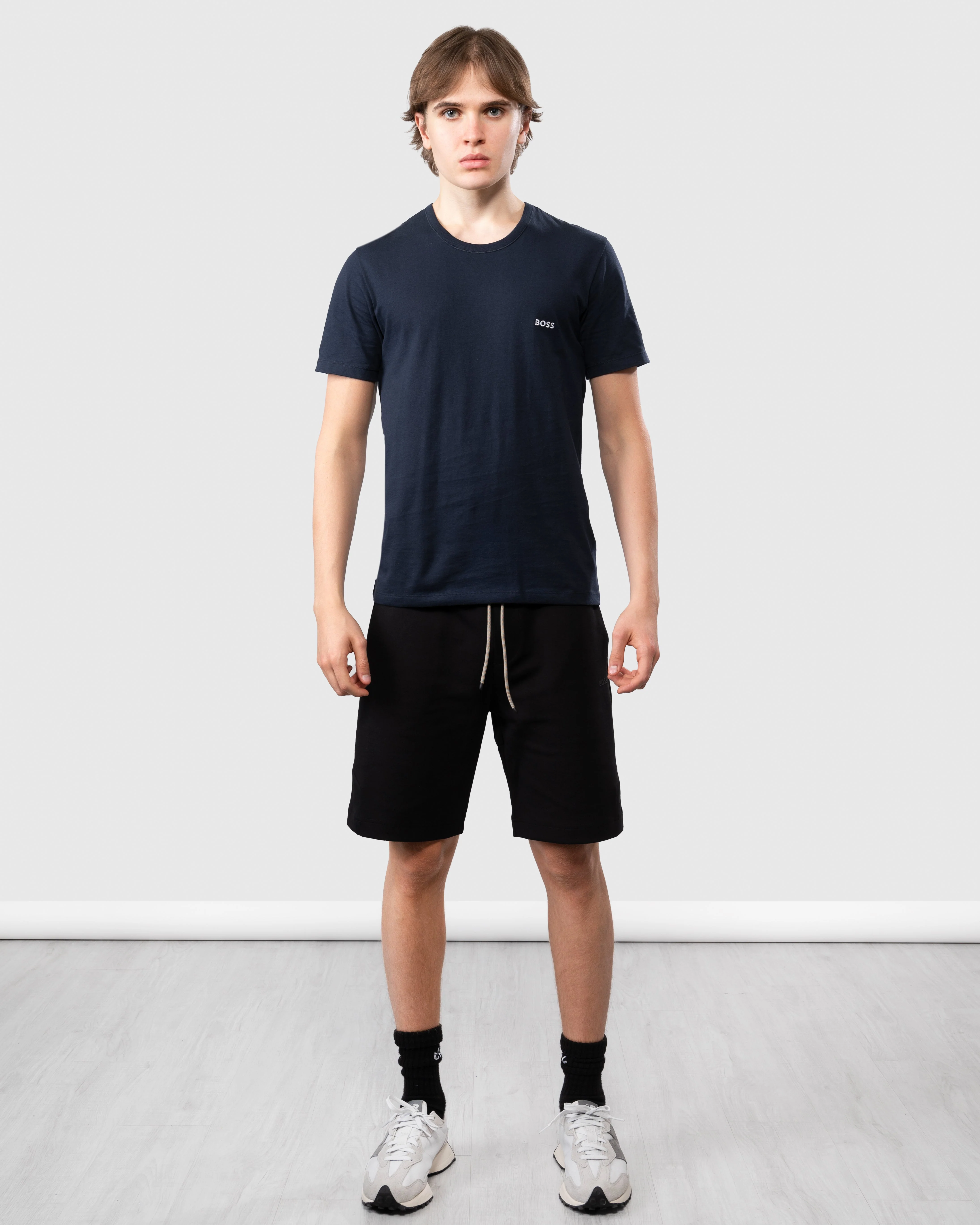 BOSS Orange 3 Pack Classic Regular Fit Crew Neck Mens T-Shirts NOS - White/Navy/Black 984 - Image 5
