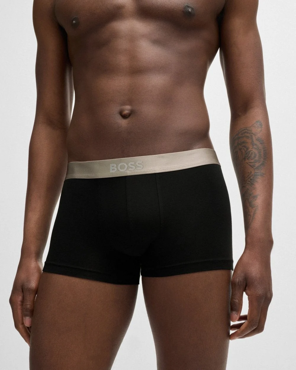 BOSS Orange 3-Pack Mens Metallic Waistband Trunks - Image 3
