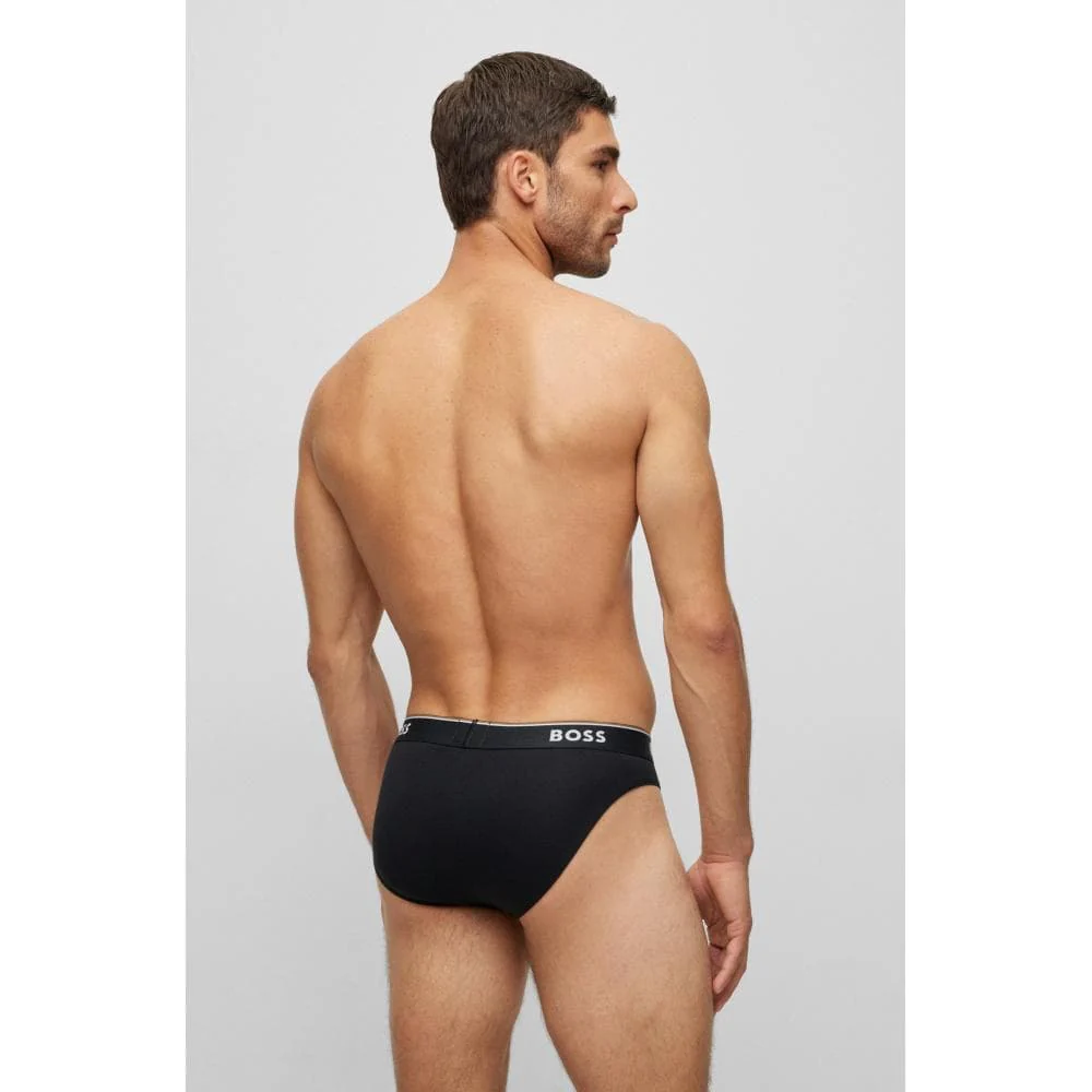 BOSS Orange 3 Pack Mens Power Briefs NOS - Black 001 - Image 3
