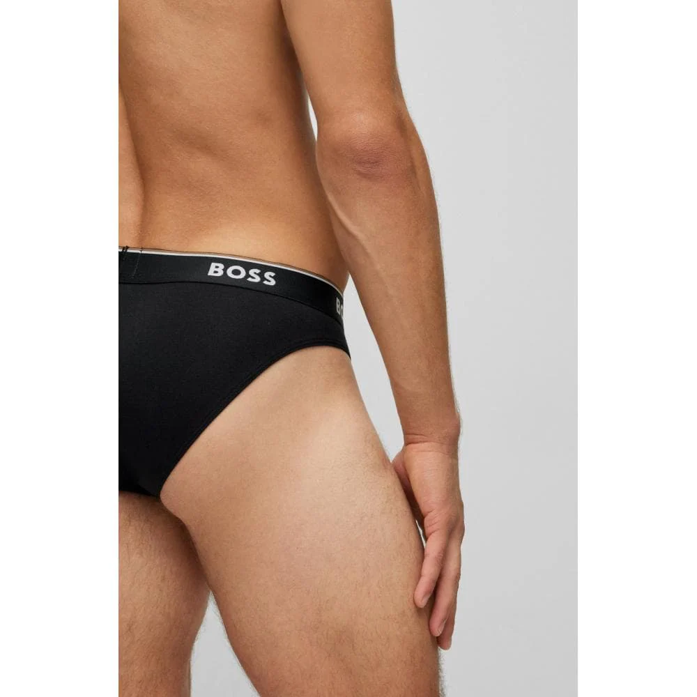 BOSS Orange 3 Pack Mens Power Briefs NOS - Black 001 - Image 4