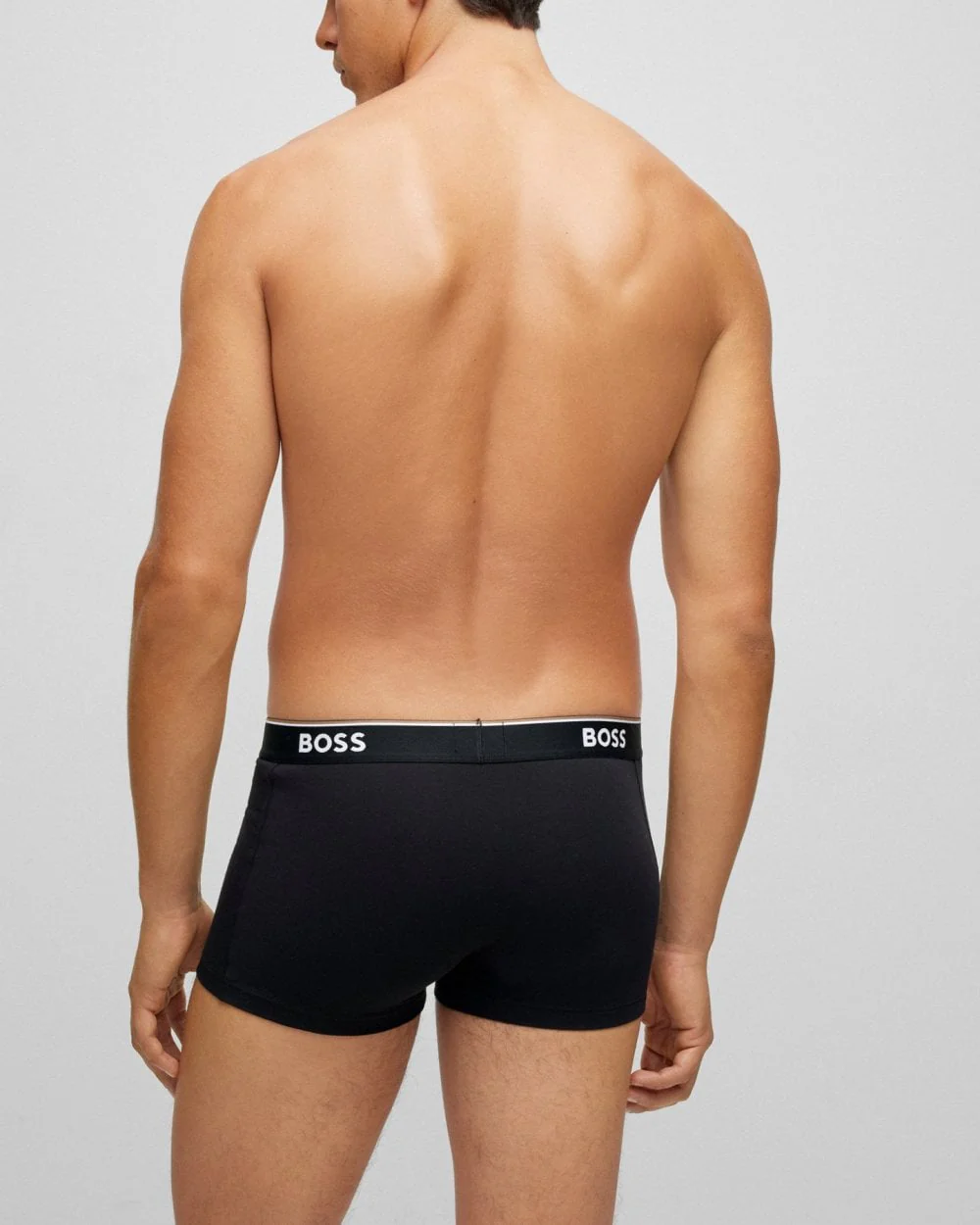 BOSS Orange 3 Pack Mens Power Trunks NOS - Black 001 - Image 2