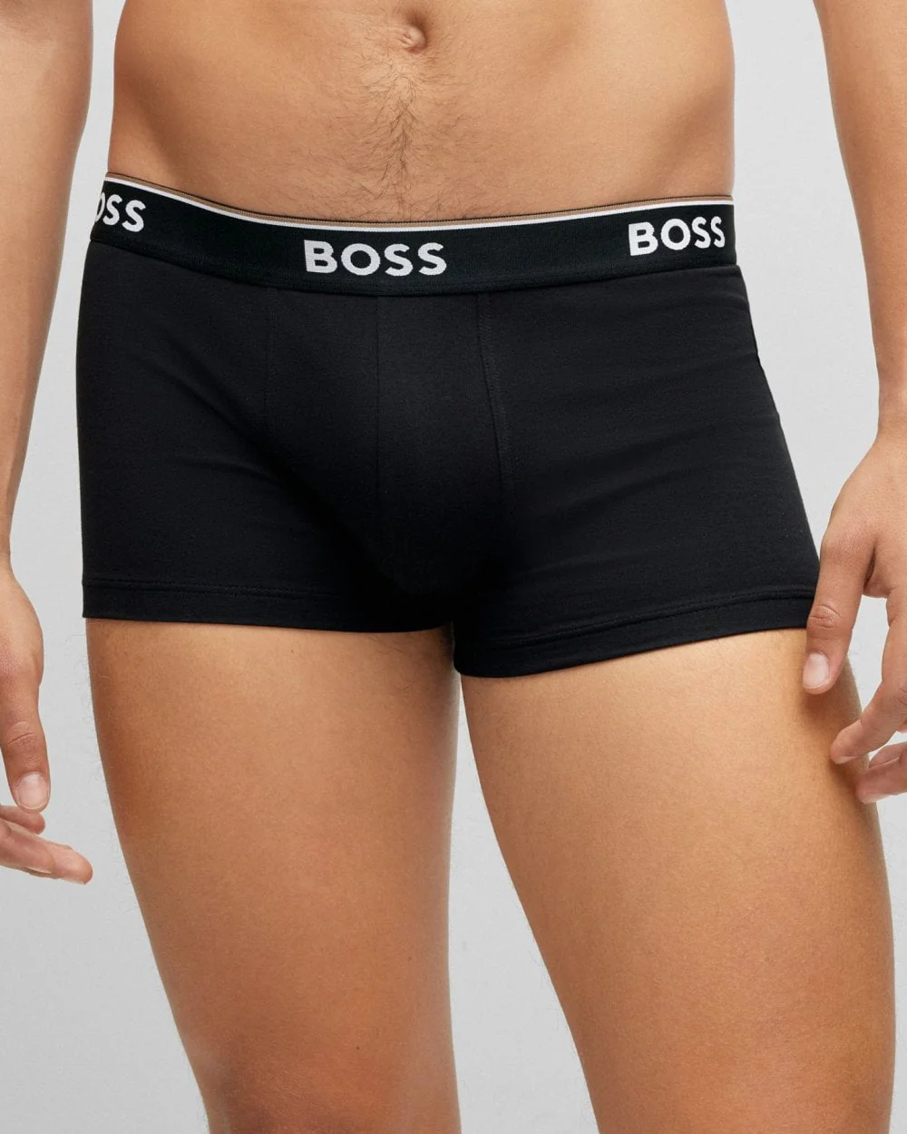 BOSS Orange 3 Pack Mens Power Trunks NOS - Black 001 - Image 4