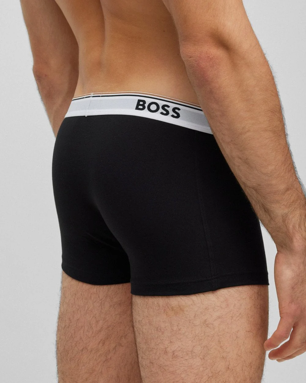 BOSS Orange 3 Pack Mens Power Trunks NOS - Black/White 994 - Image 3