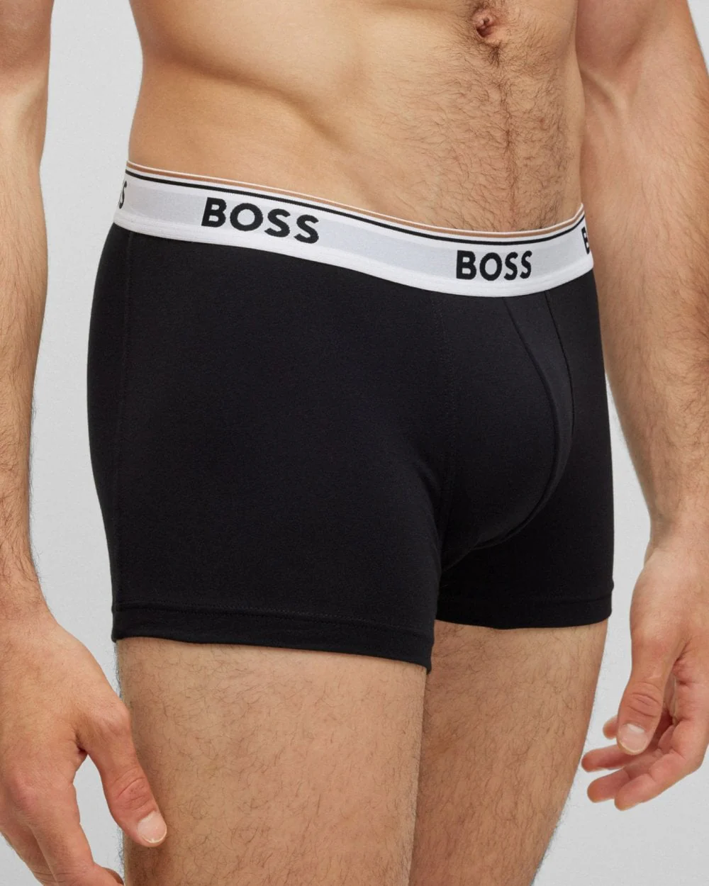 BOSS Orange 3 Pack Mens Power Trunks NOS - Black/White 994 - Image 4