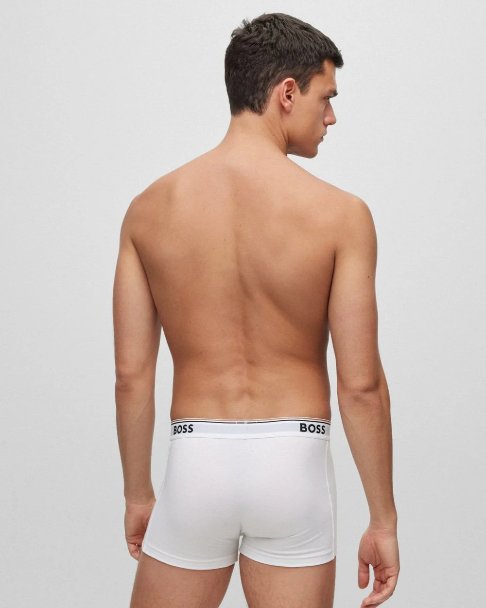 BOSS Orange 3 Pack Mens Power Trunks NOS - White 100 - Image 2