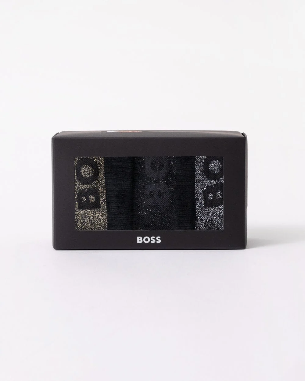 BOSS Orange 3-Pack Mens Quarter Length Socks Gift Set