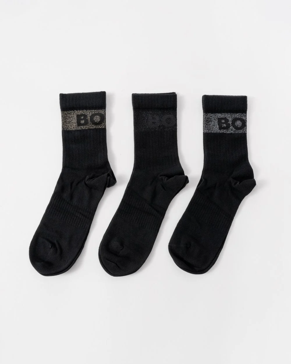 BOSS Orange 3-Pack Mens Quarter Length Socks Gift Set - Image 2