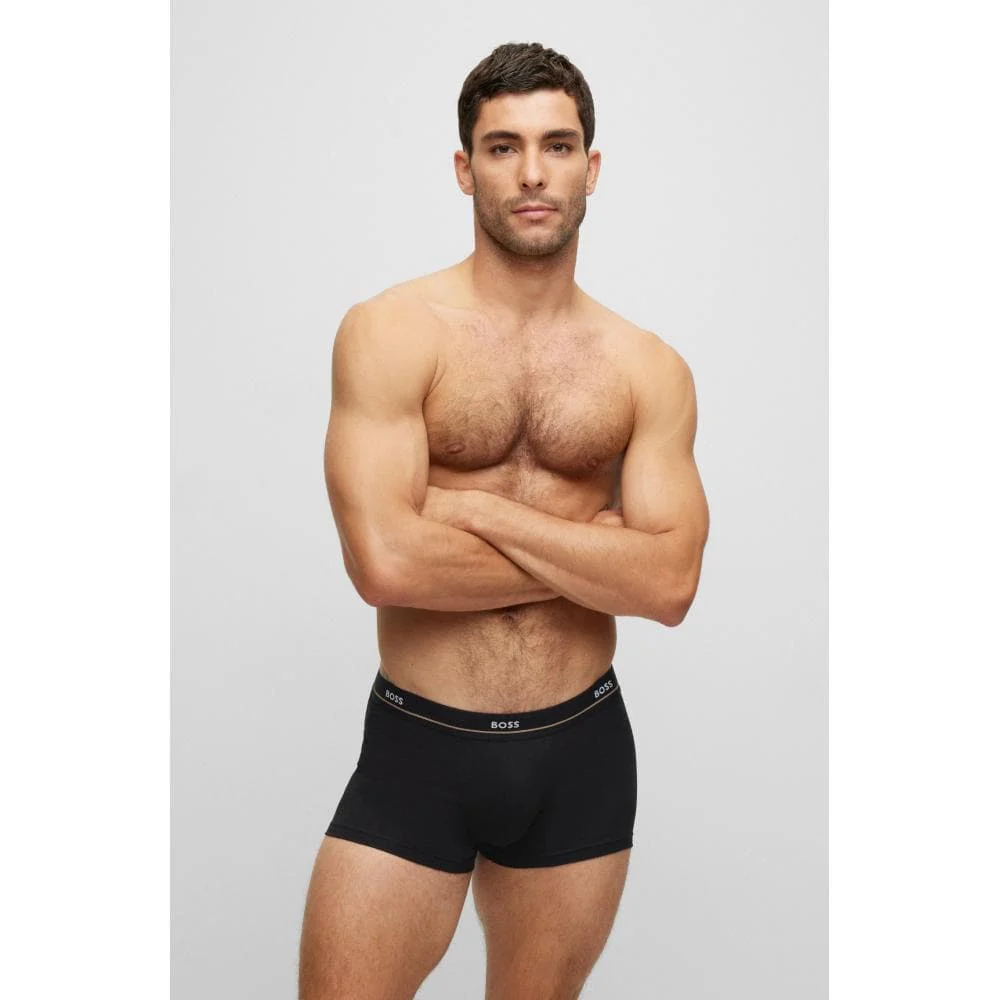 BOSS Orange 5 Pack Mens Essential Trunks NOS - Black 001