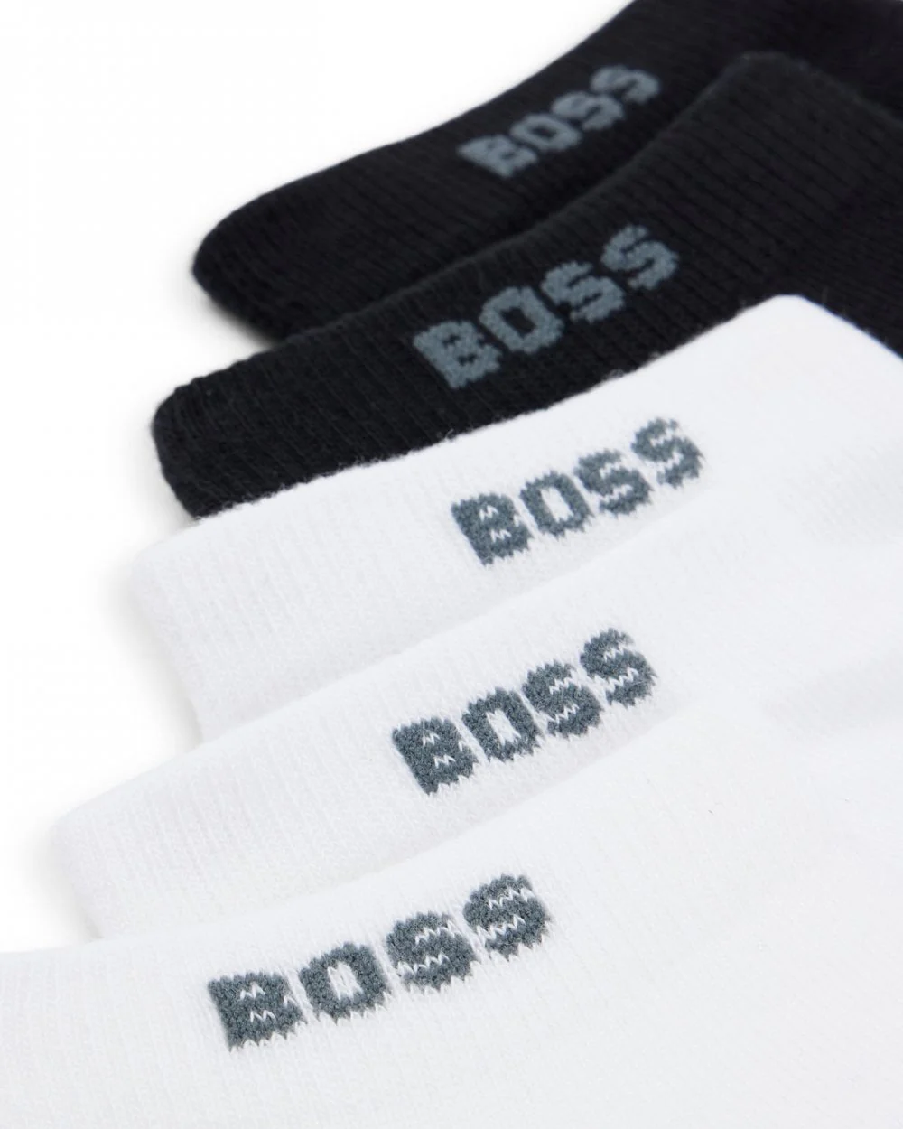 BOSS Orange AS Uni Color Mens 5-Pack Cotton Blend Ankle Socks - Image 2