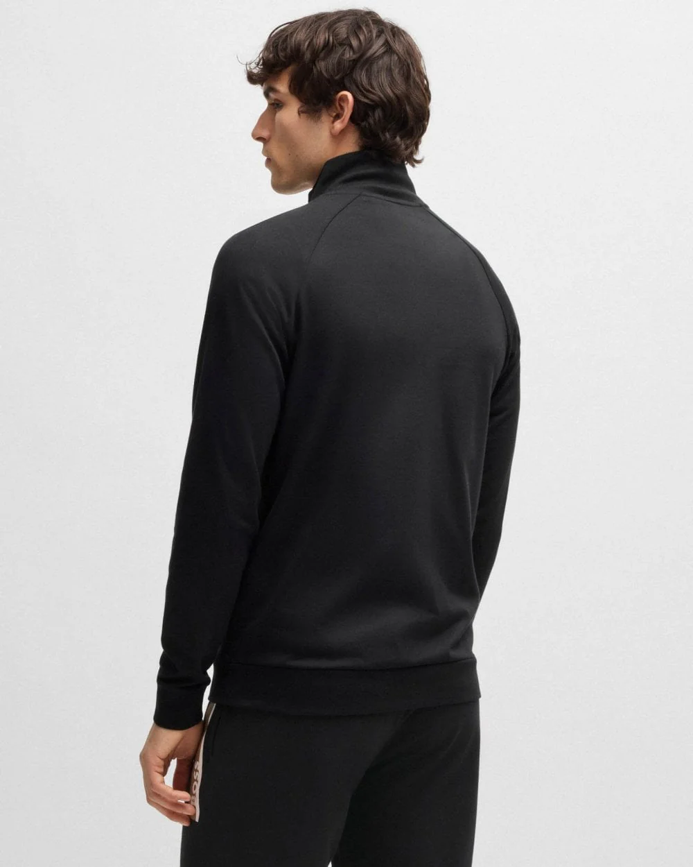 BOSS Orange Authentic Mens Full Zip Loungewear Tracksuit Jacket - Image 4