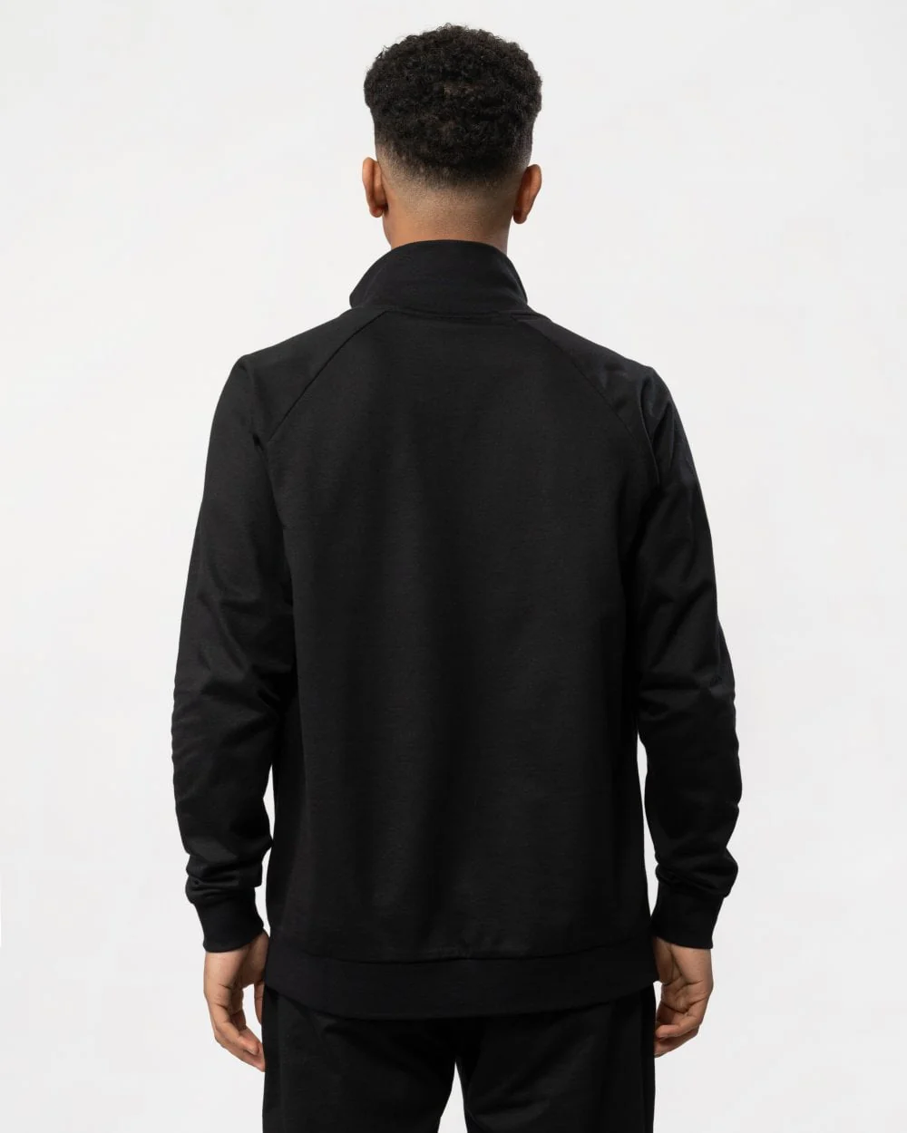 BOSS Orange Authentic Mens Funnel Neck Full Zip Loungewear Sweatshirt - Image 2
