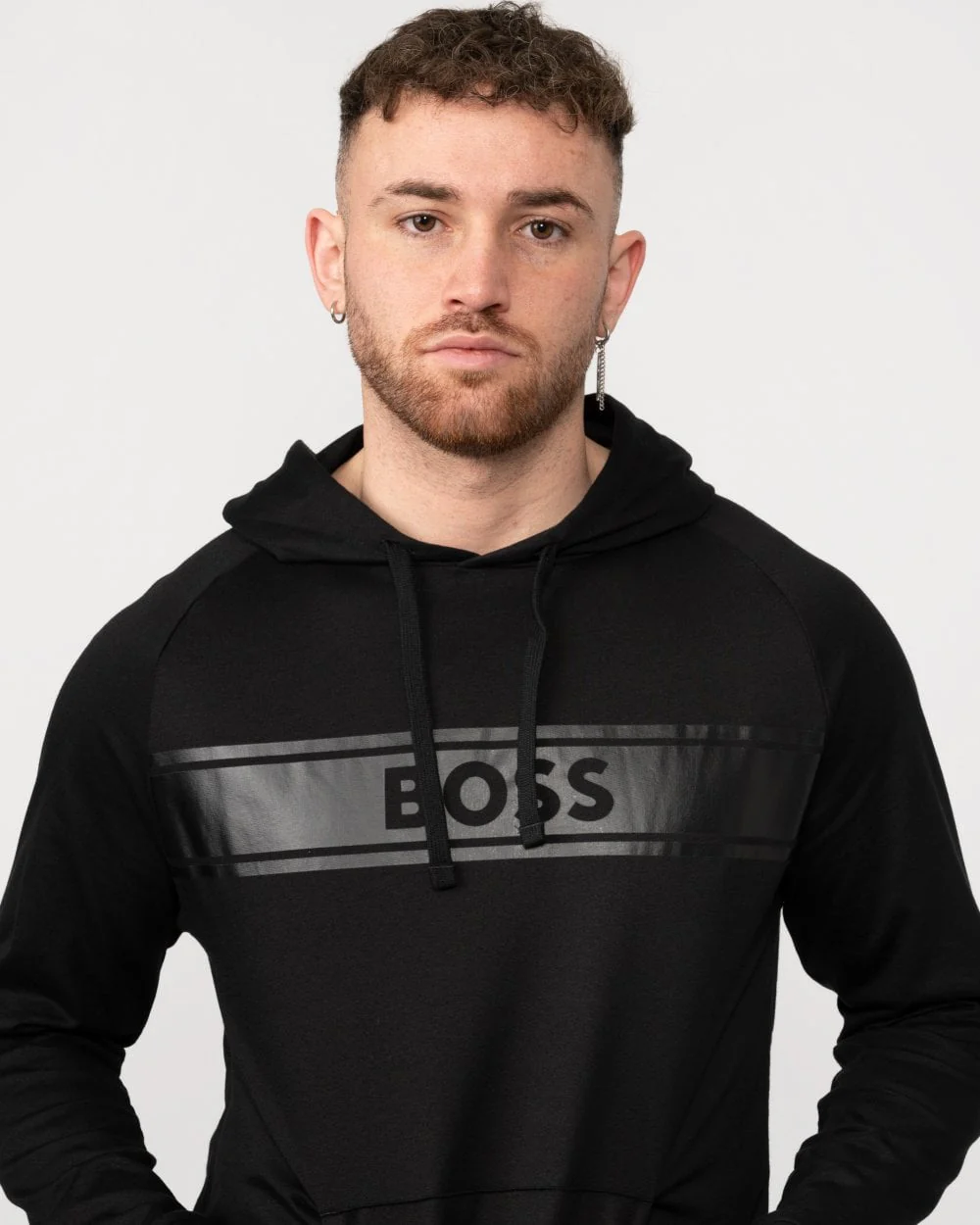 BOSS Orange Authentic Mens Loungewear Hoodie 50510642 - Image 2