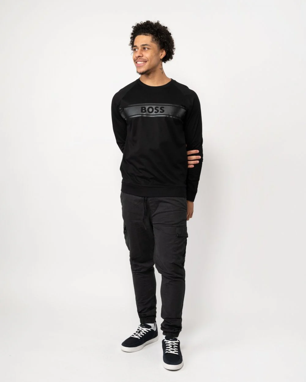 BOSS Orange Authentic Mens Loungewear Sweatshirt 50510627 - Image 3