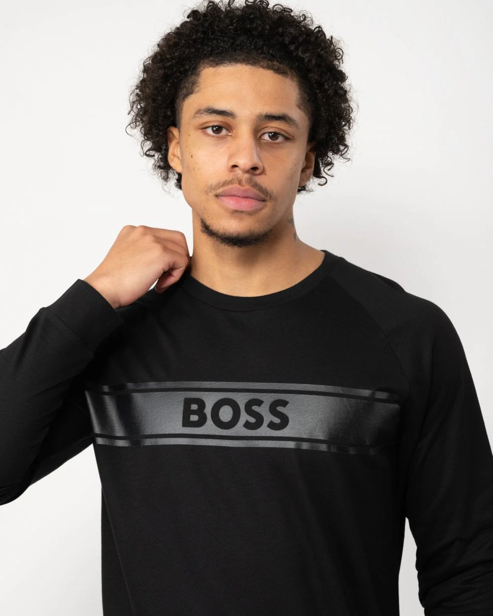 BOSS Orange Authentic Mens Loungewear Sweatshirt 50510627 - Image 4