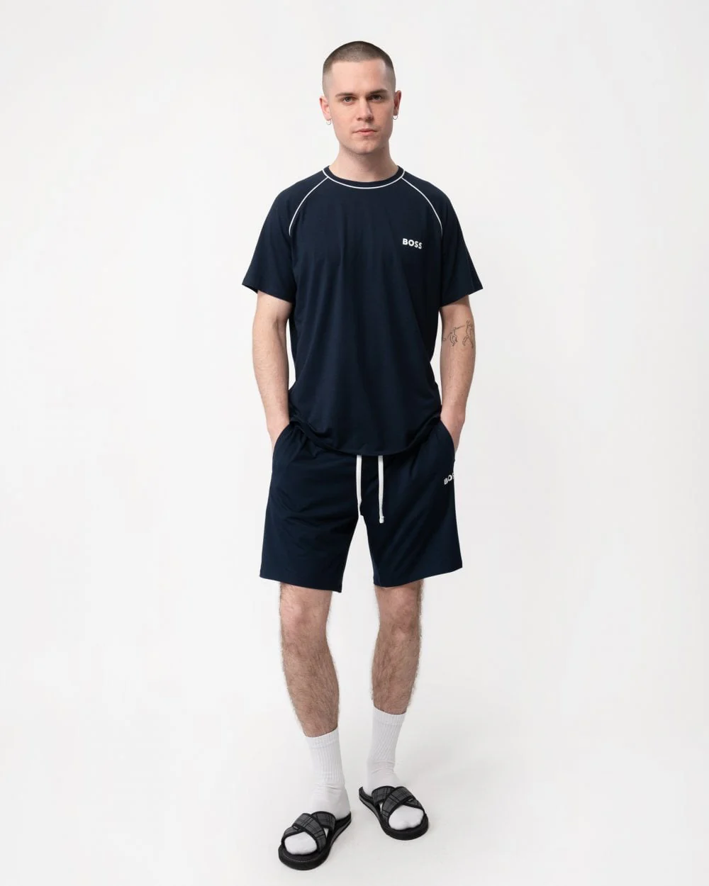 BOSS Orange Balance Mens Short Pyjama Set - Image 4