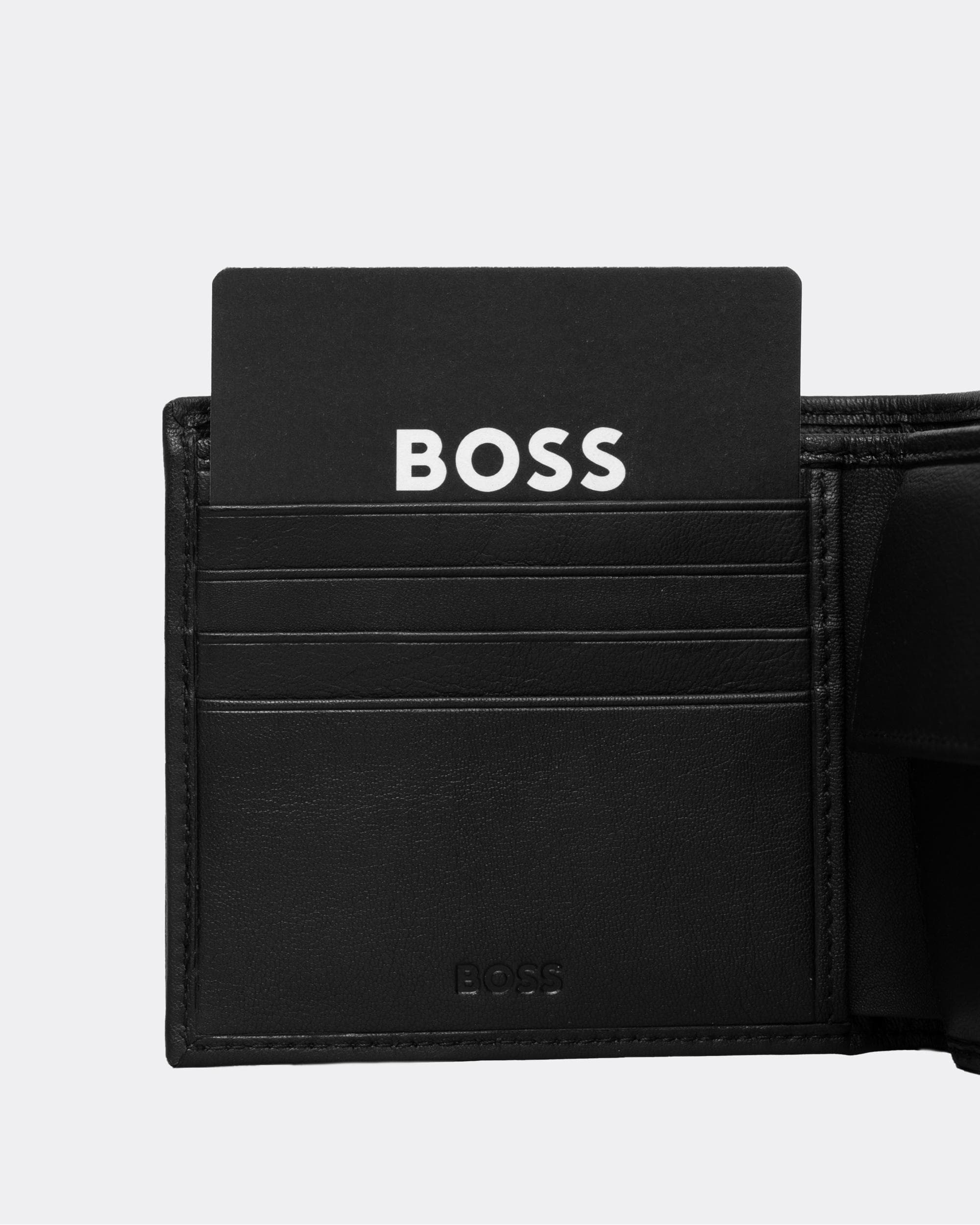 BOSS Orange Big BB Mens Embossed Logo Grained Leather Wallet - Image 5