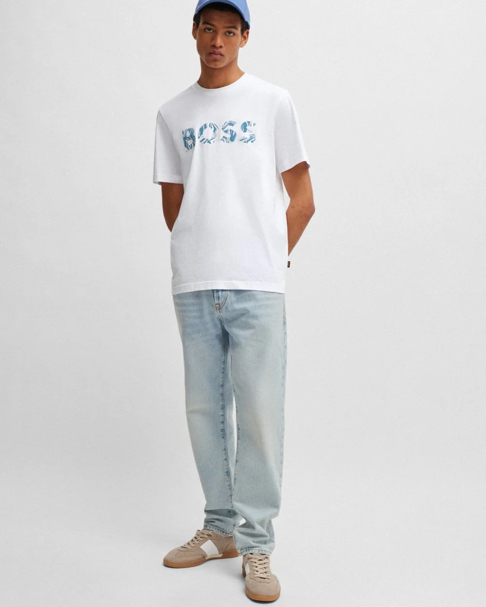 BOSS Orange Boss Ocean Mens T-Shirt - Image 2